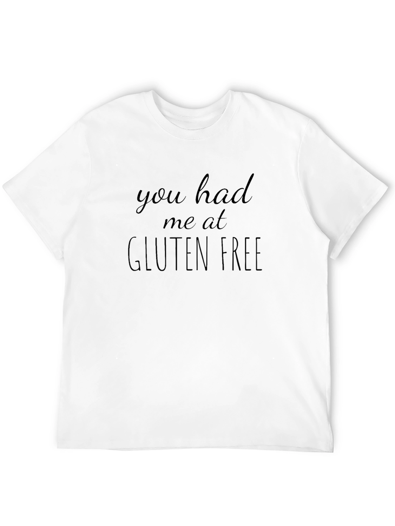 Gluten Free Graphic Tee - Mens Black T-Shirt
