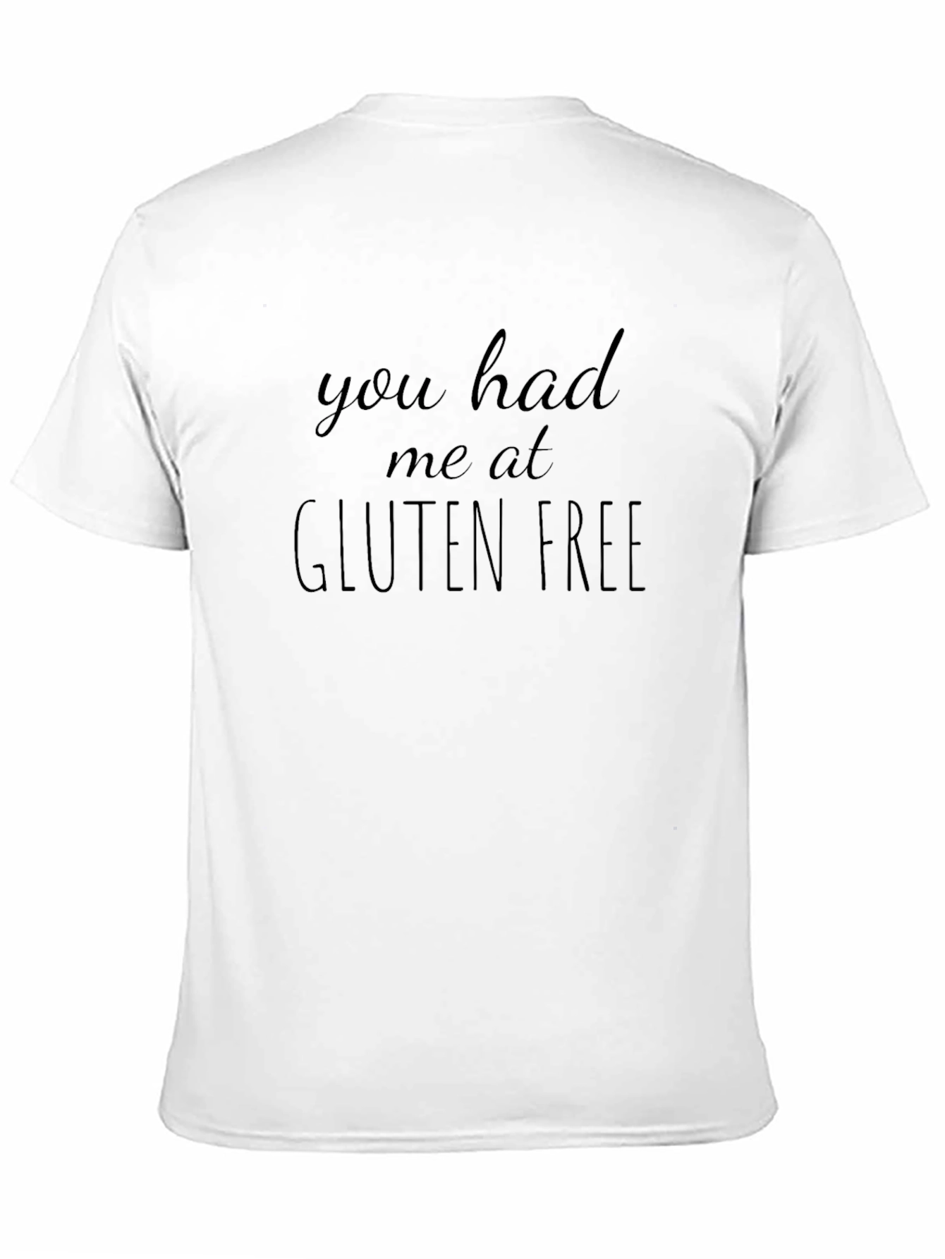 Gluten Free Graphic Tee - Mens Black T-Shirt