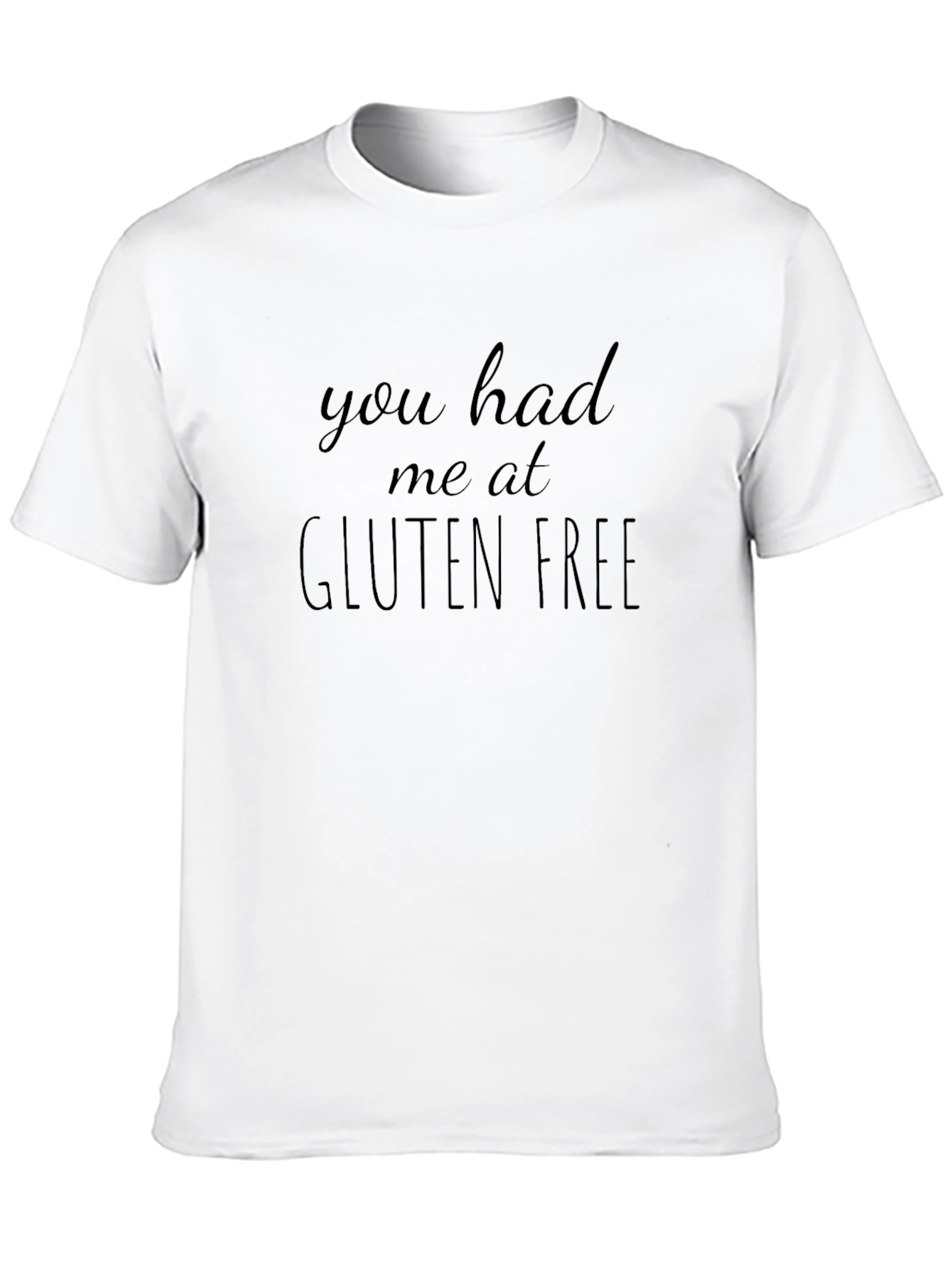 Gluten Free Graphic Tee - Mens Black T-Shirt