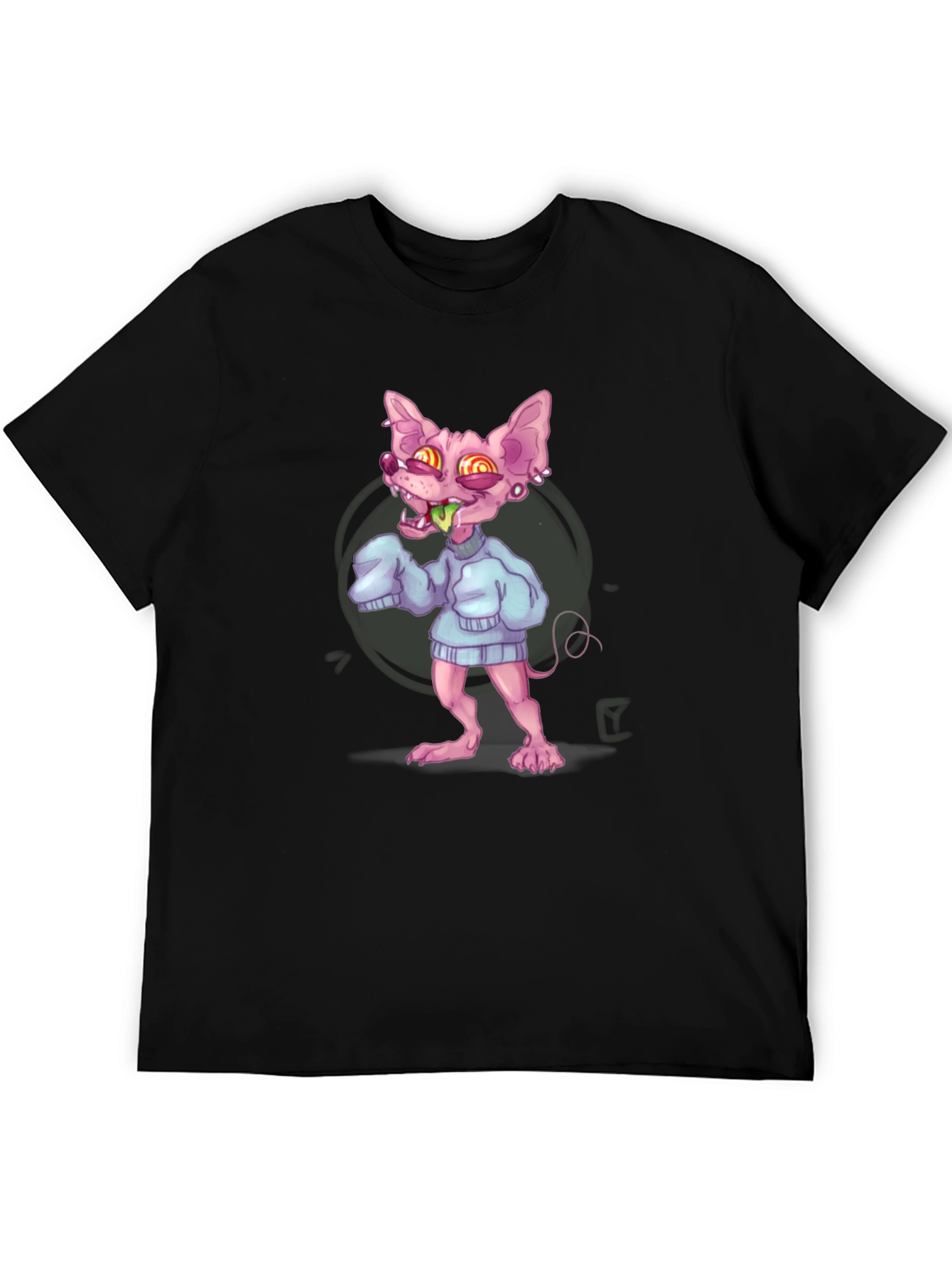 Sphynx Cat Cartoon T-Shirt