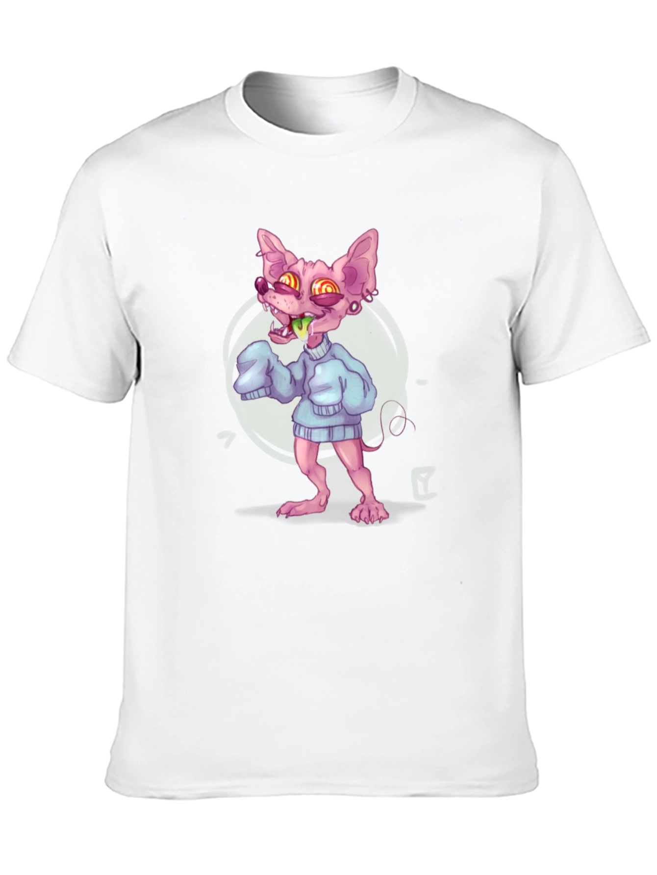 Sphynx Cat Cartoon T-Shirt