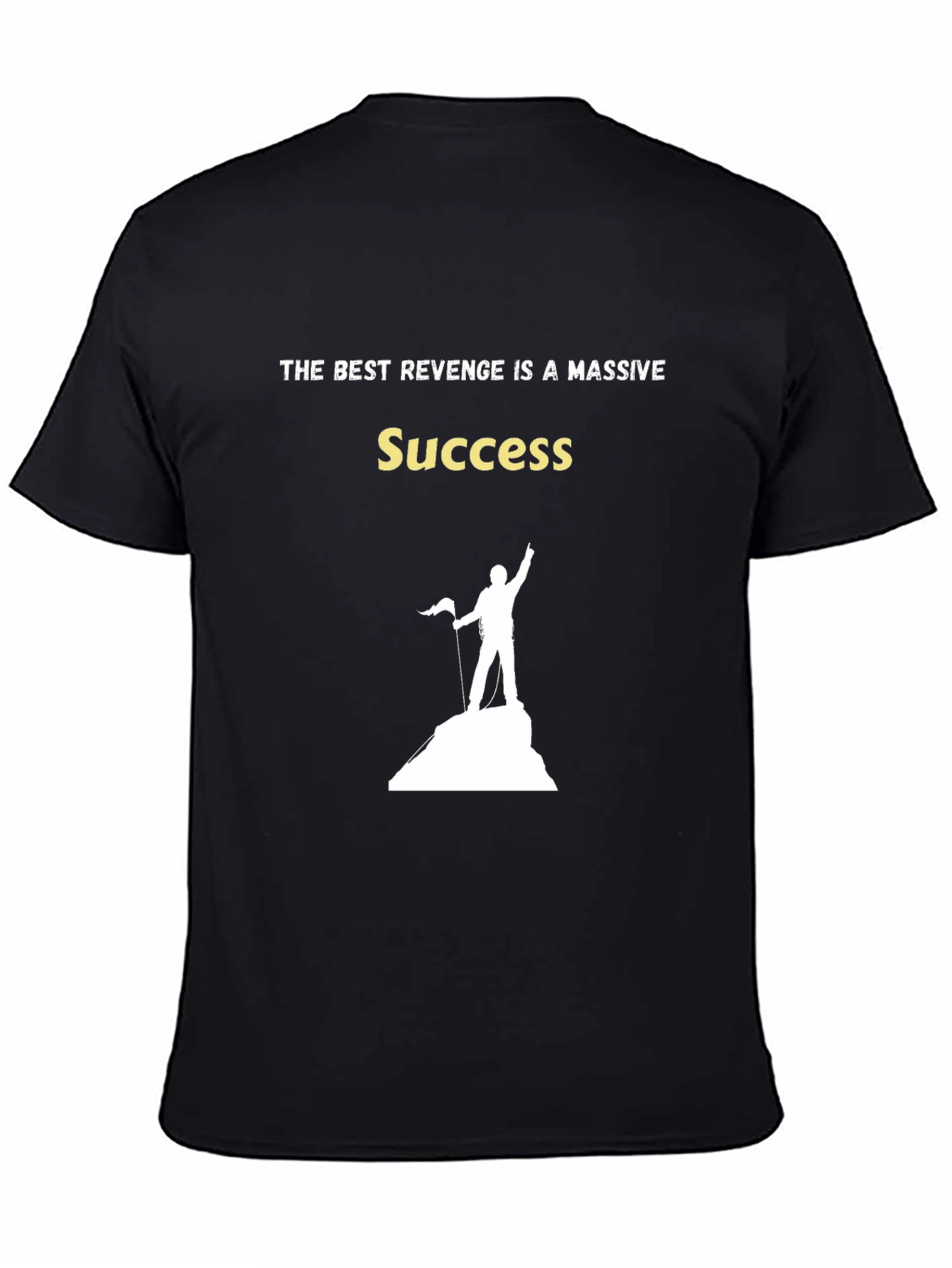 Success Graphic Black T-Shirt