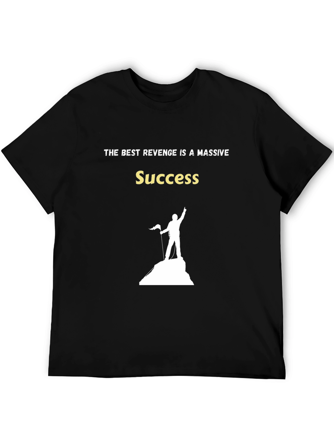 Success Graphic Black T-Shirt