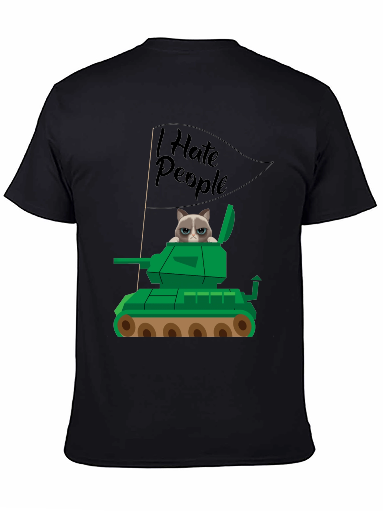 Grumpy Cat Tank T-Shirt - I Hate People