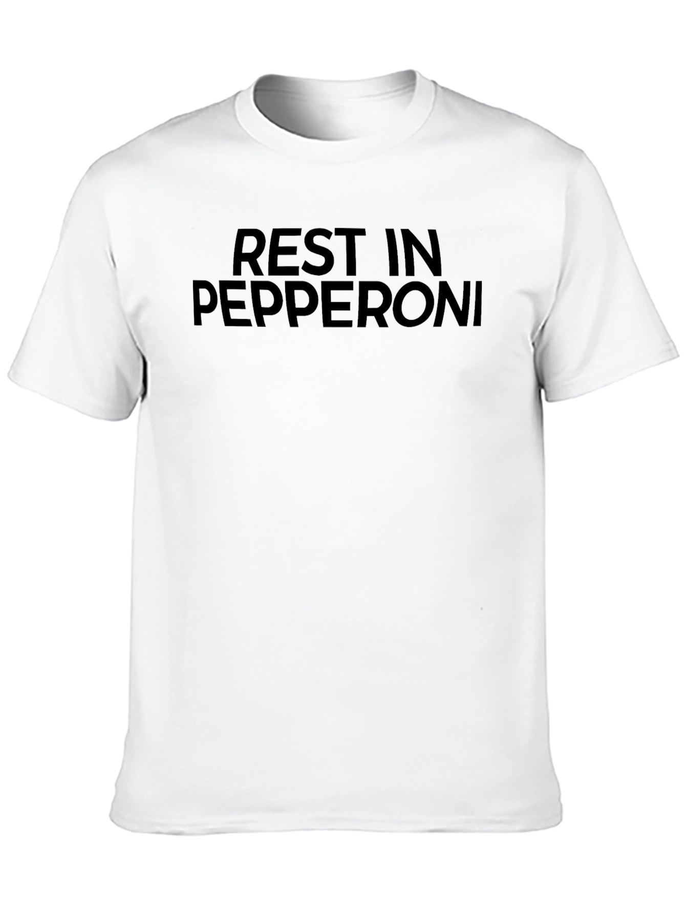 Rest In Pepperoni T-Shirt - Funny Graphic Tee