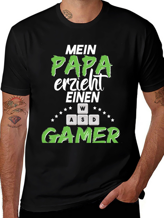 Mein Papa Erzieht Einen Gamer T-Shirt