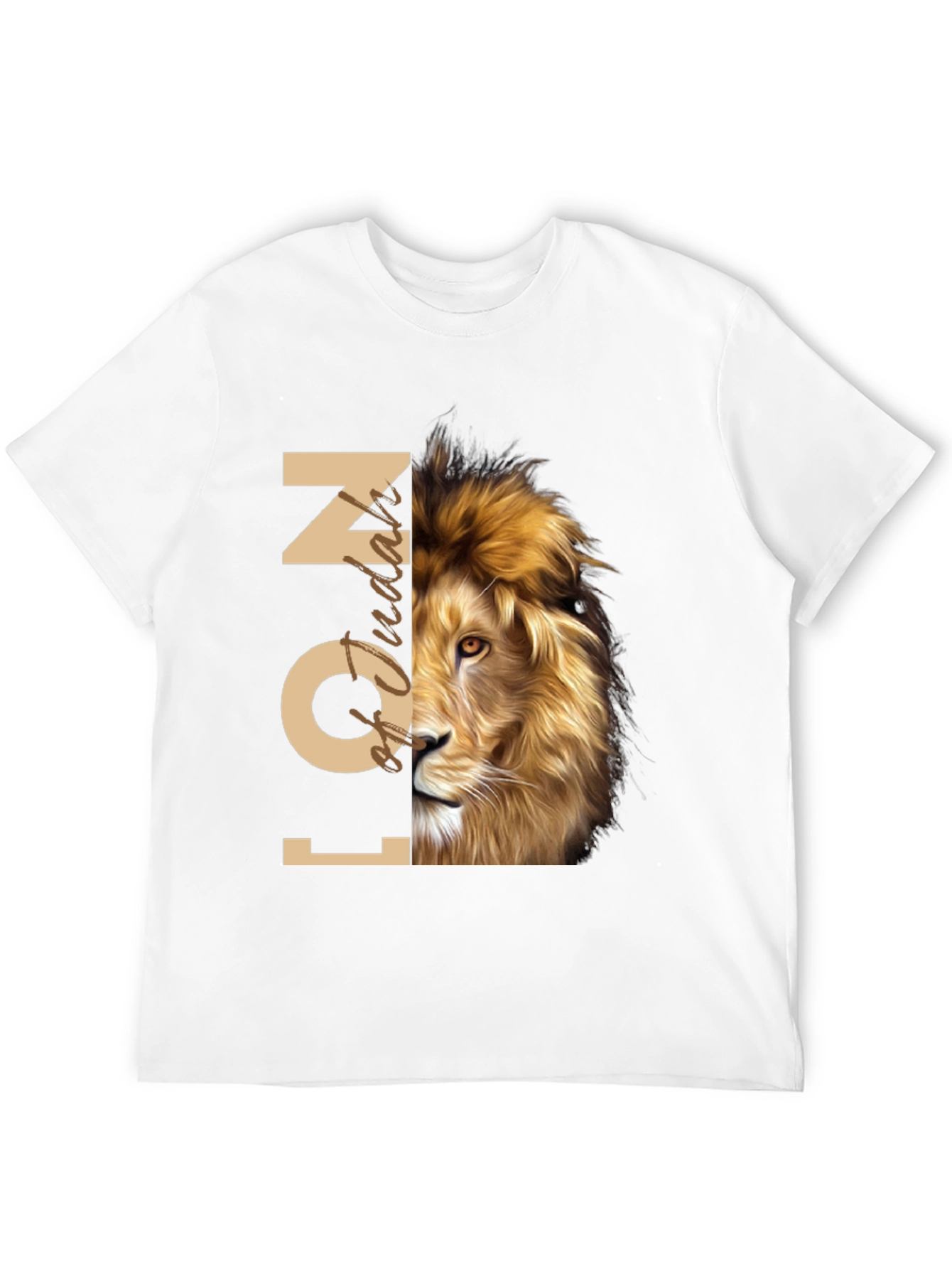 Lion Icon Graphic Tee - Stylish Mens T-Shirt