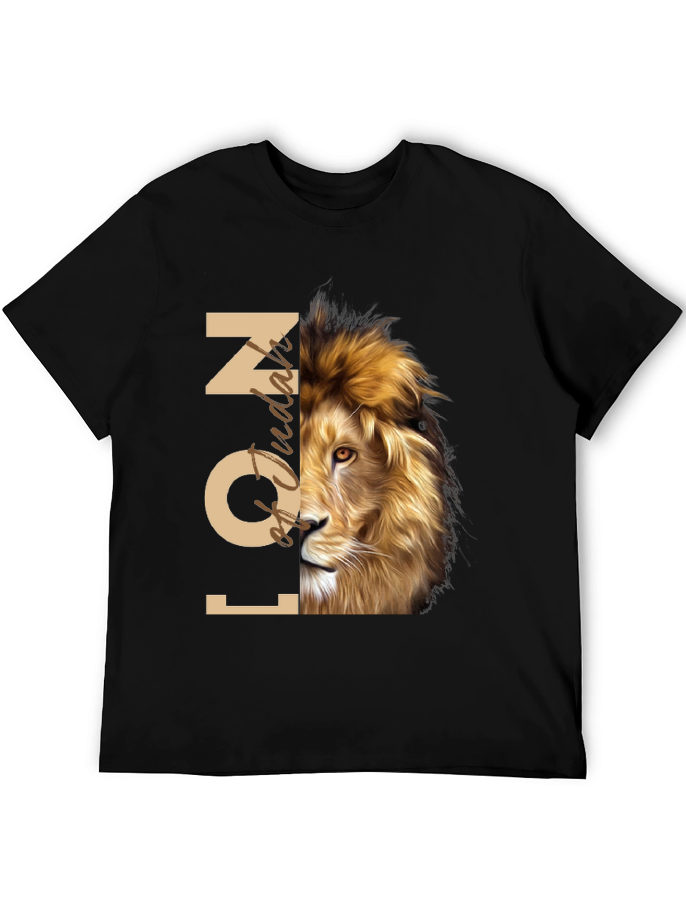 Lion Icon Graphic Tee - Stylish Mens T-Shirt