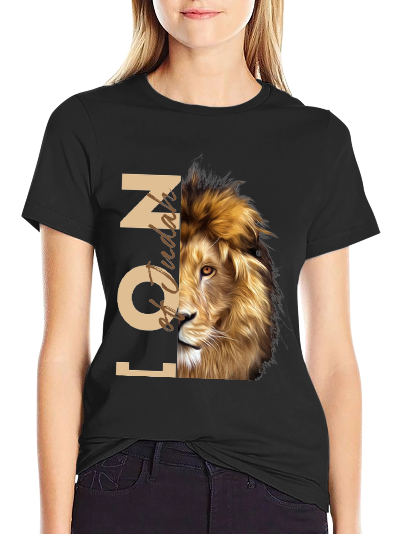 Lion Icon Graphic Tee - Stylish Mens T-Shirt