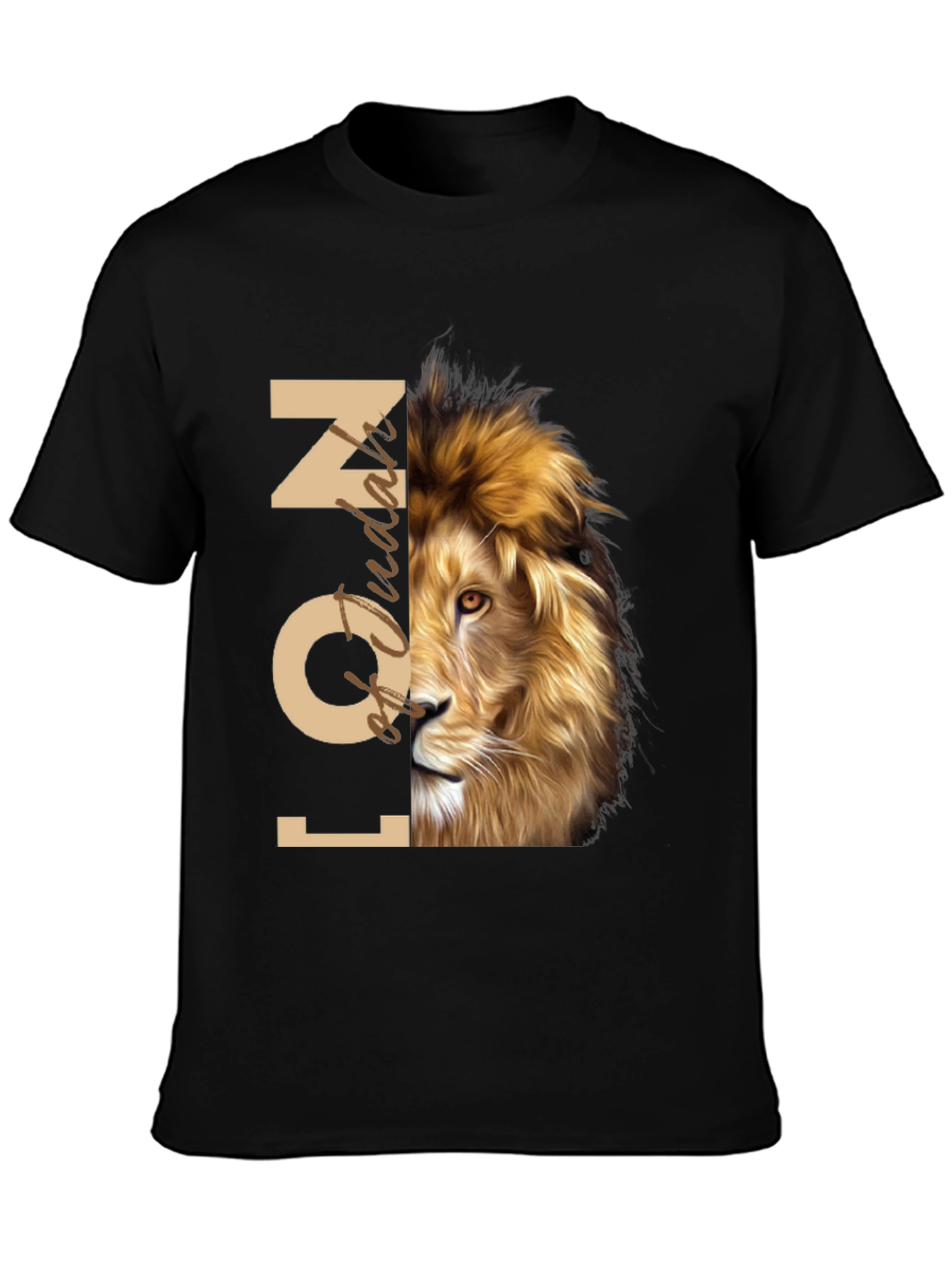 Lion Icon Graphic Tee - Stylish Mens T-Shirt