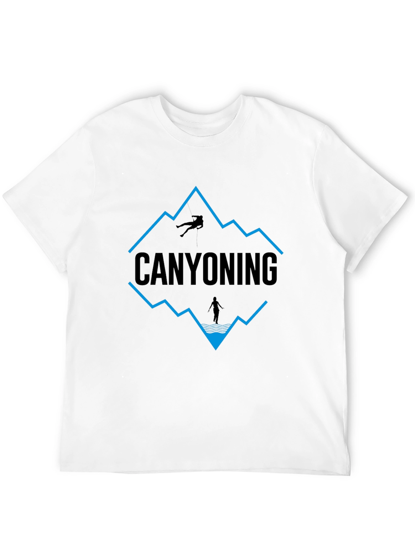 Canyoning Graphic Tee - Adventurers Black T-Shirt