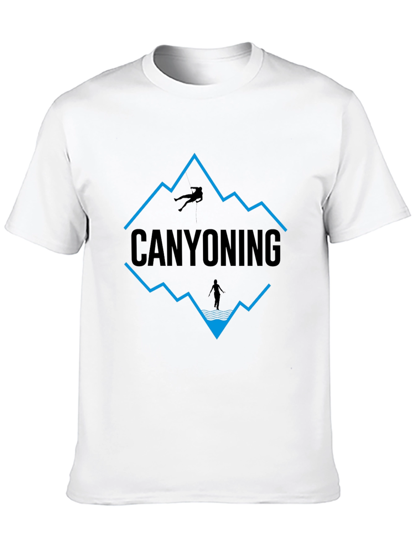 Canyoning Graphic Tee - Adventurers Black T-Shirt