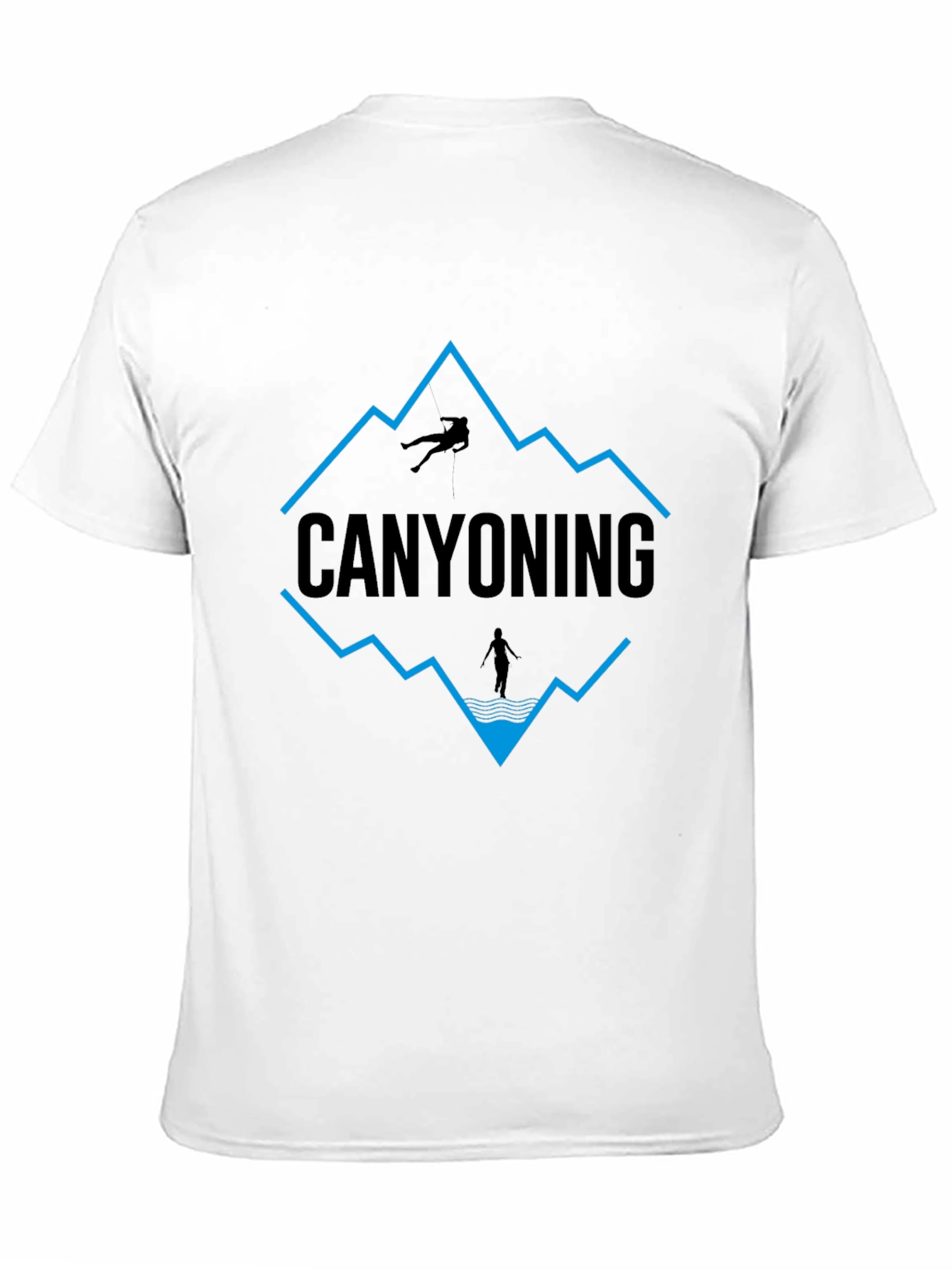 Canyoning Graphic Tee - Adventurers Black T-Shirt