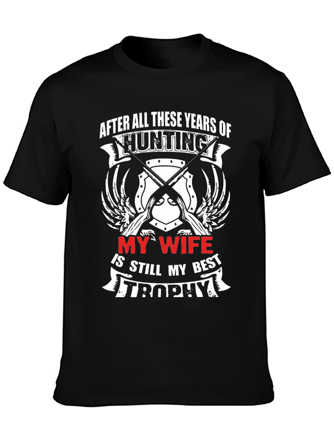 Hunting Wife Best Trophy Mens Graphic Tee