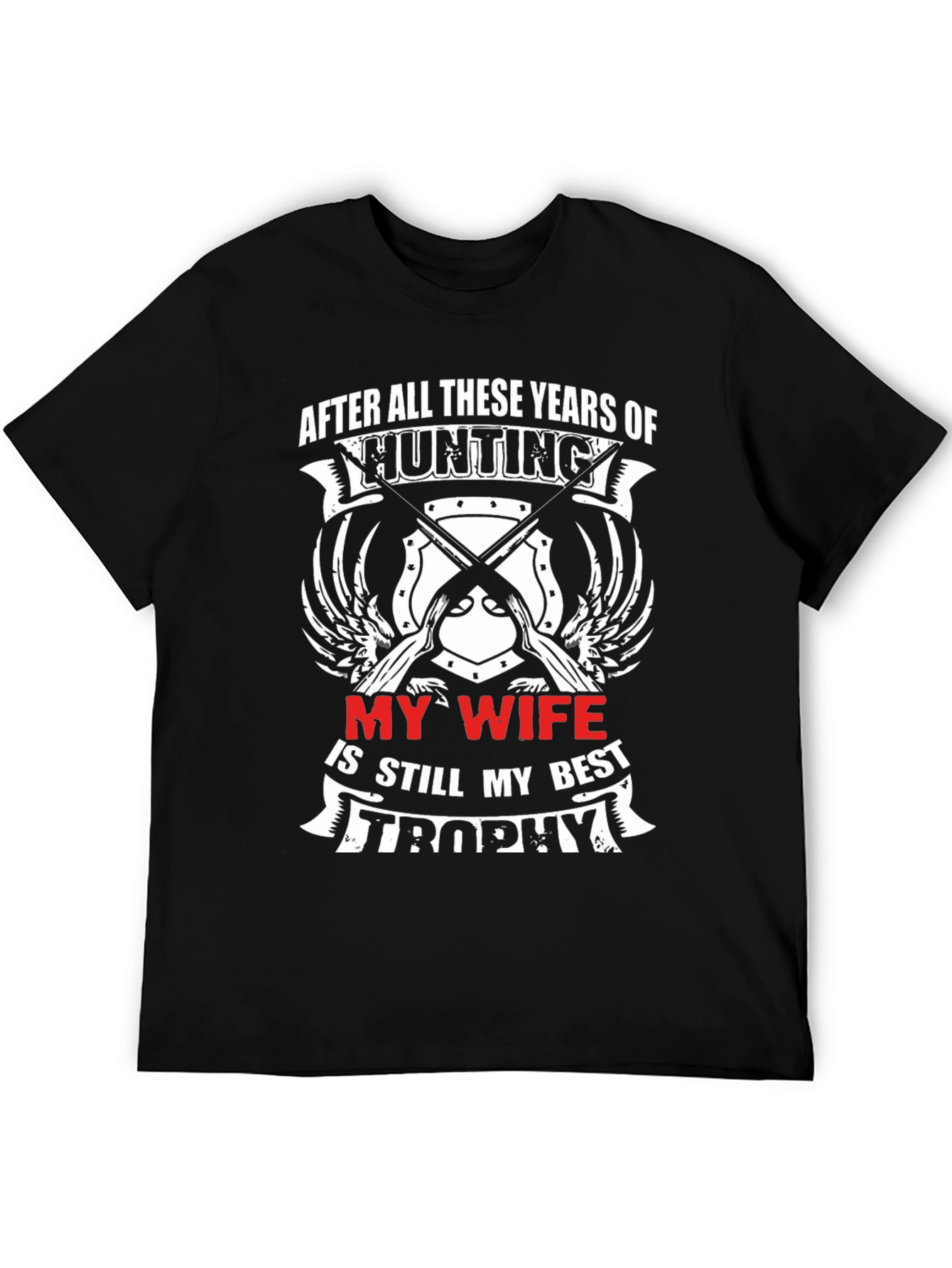 Hunting Wife Best Trophy Mens Graphic Tee