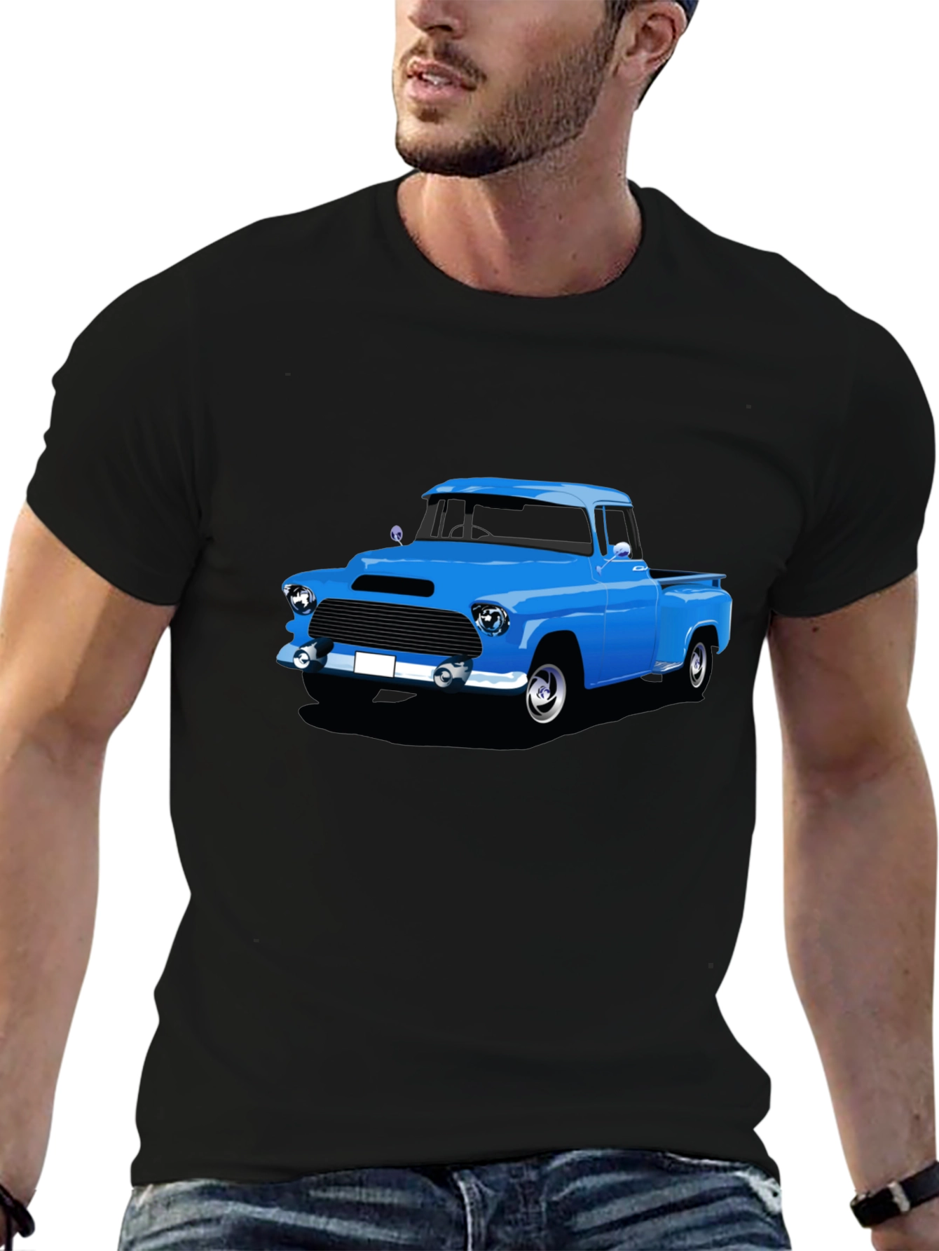 Classic Blue Truck Graphic Tee