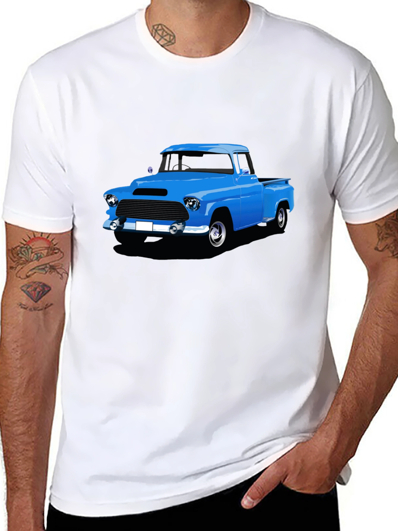 Classic Blue Truck Graphic Tee