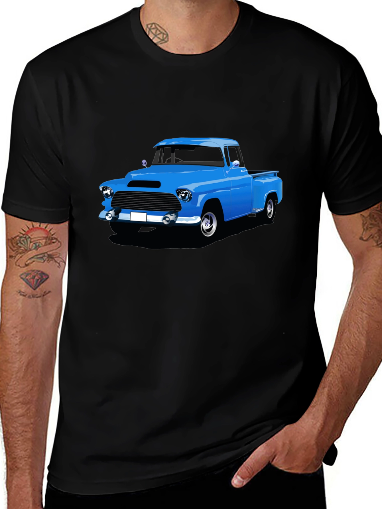 Classic Blue Truck Graphic Tee