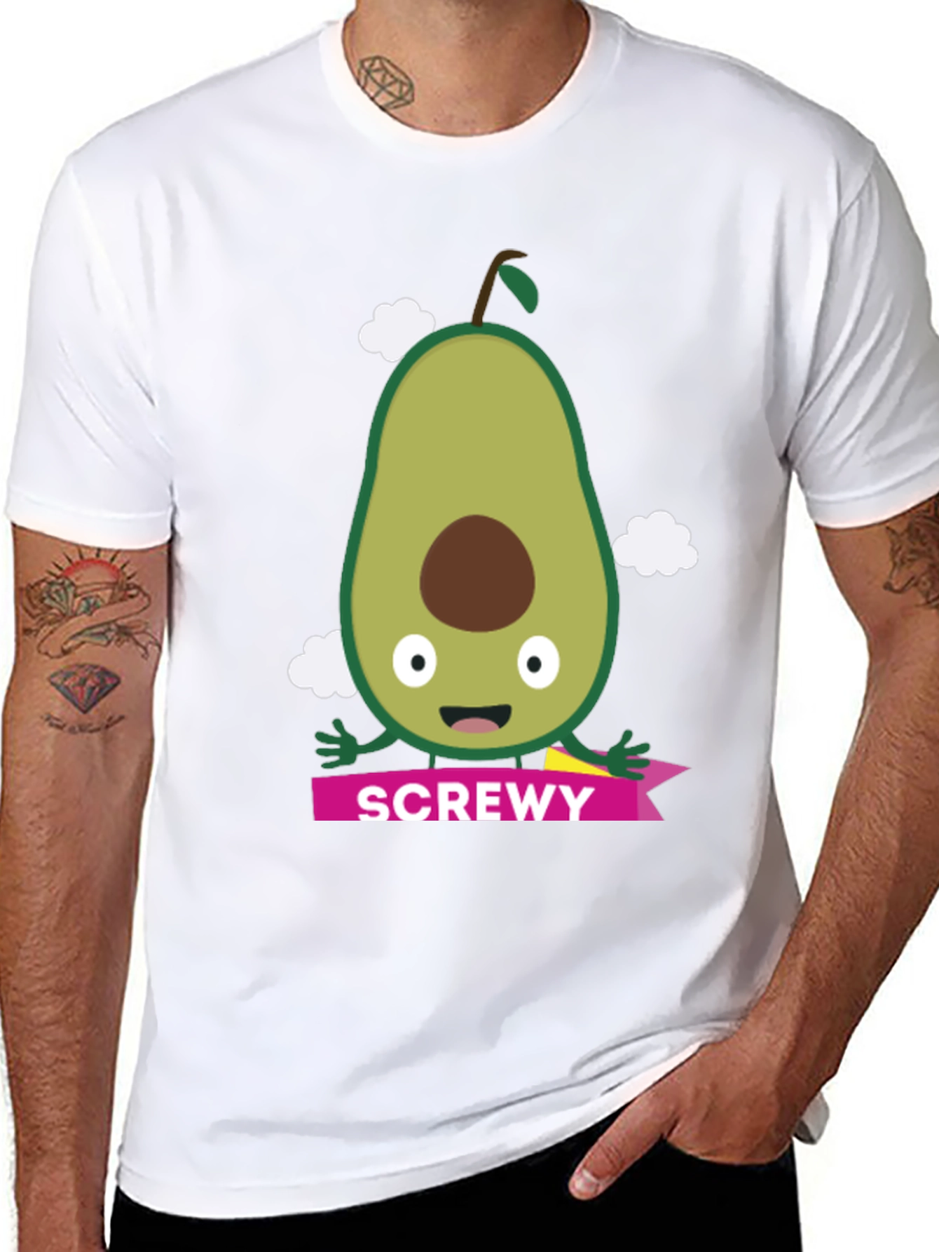 Funny Avocado Screw You T-Shirt