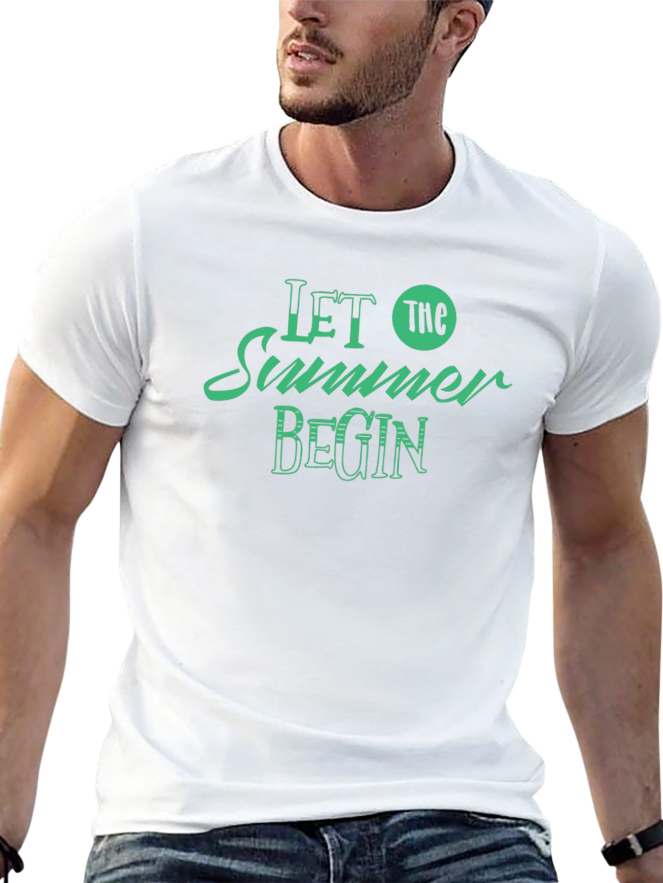 Summer Begin T-Shirt - Stylish Graphic Tee