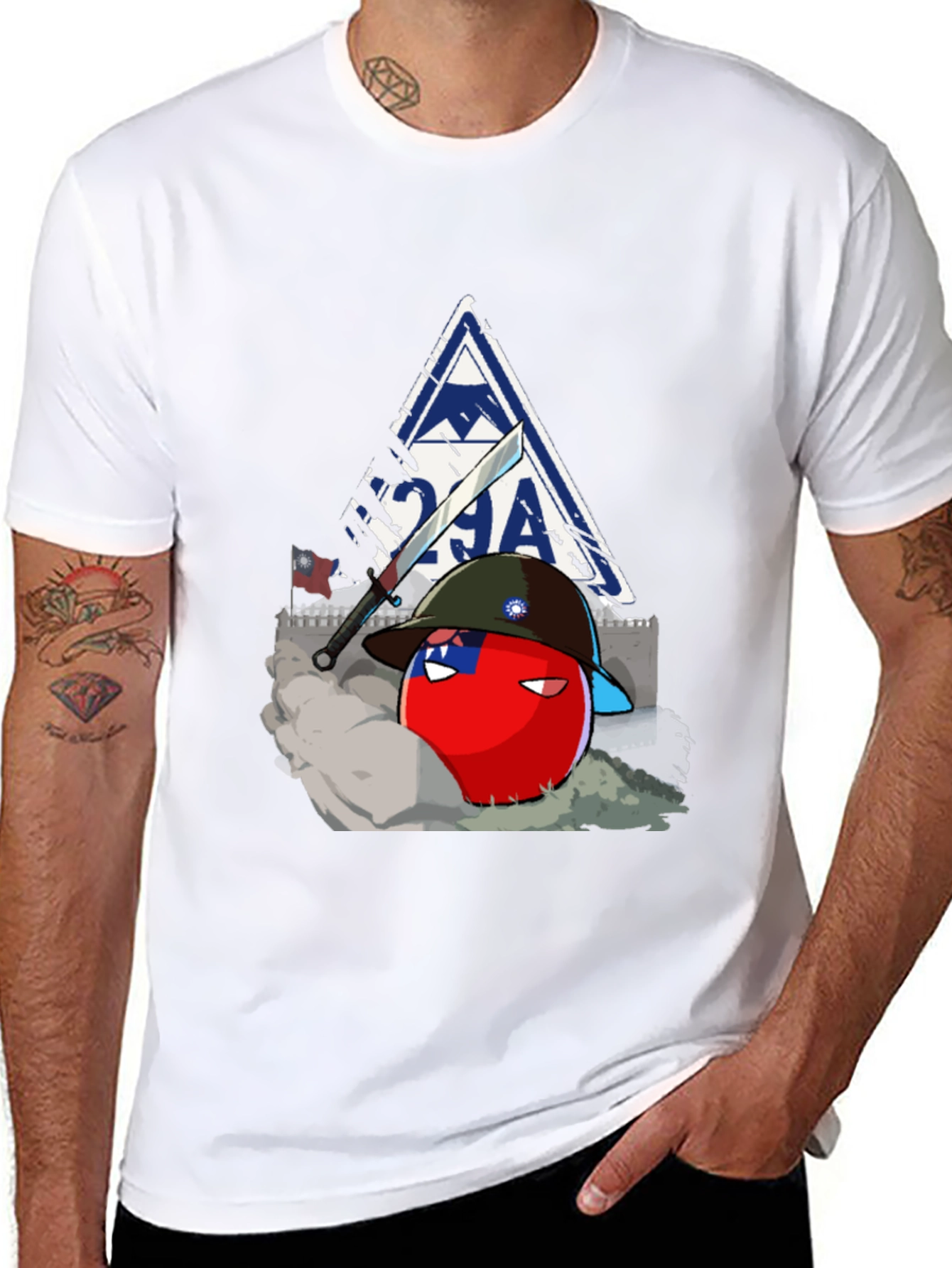 Taiwan Countryball T-Shirt - Political Humor Tee