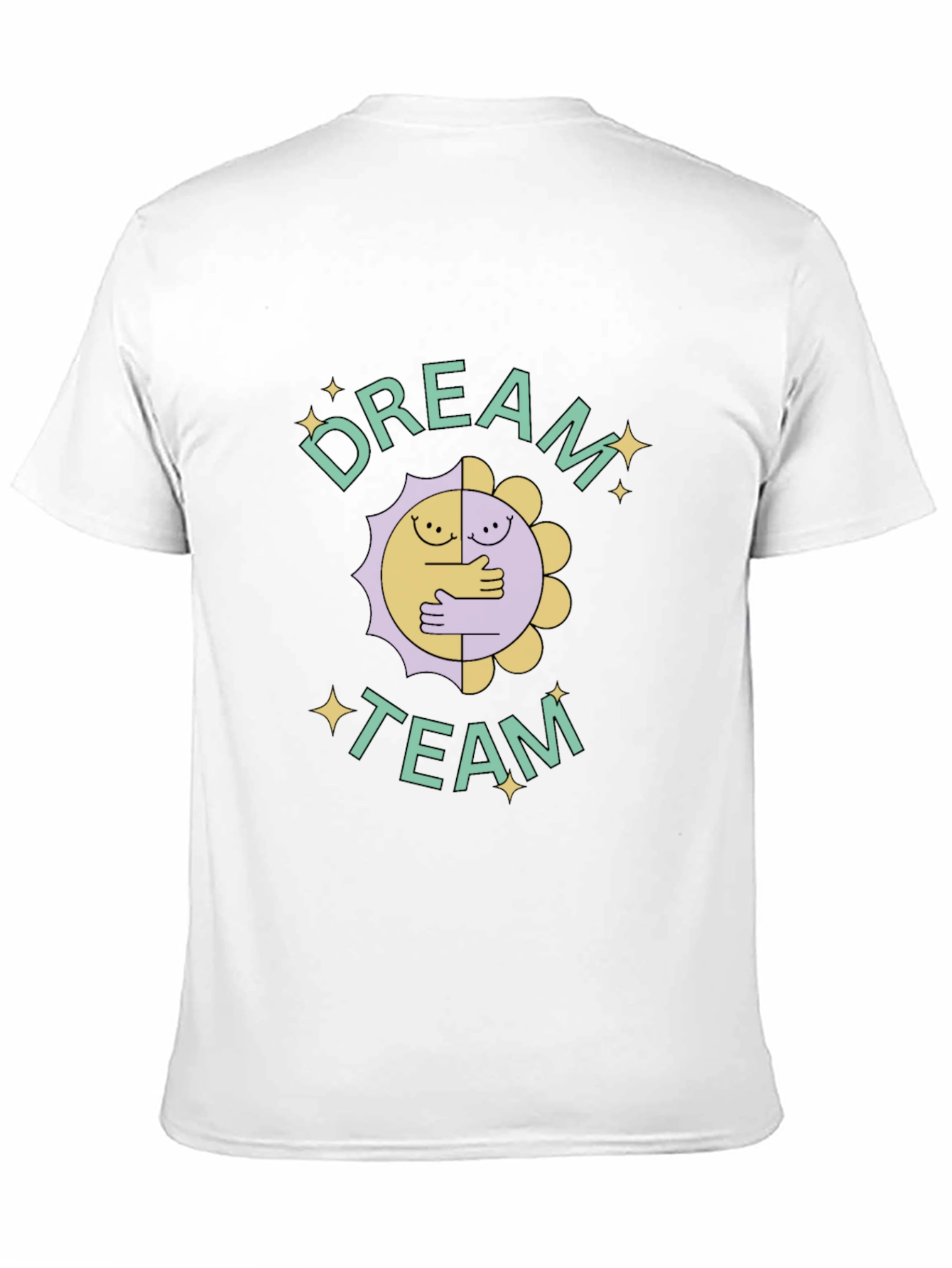 Dream Team Graphic Tee - Black Crew Neck T-Shirt