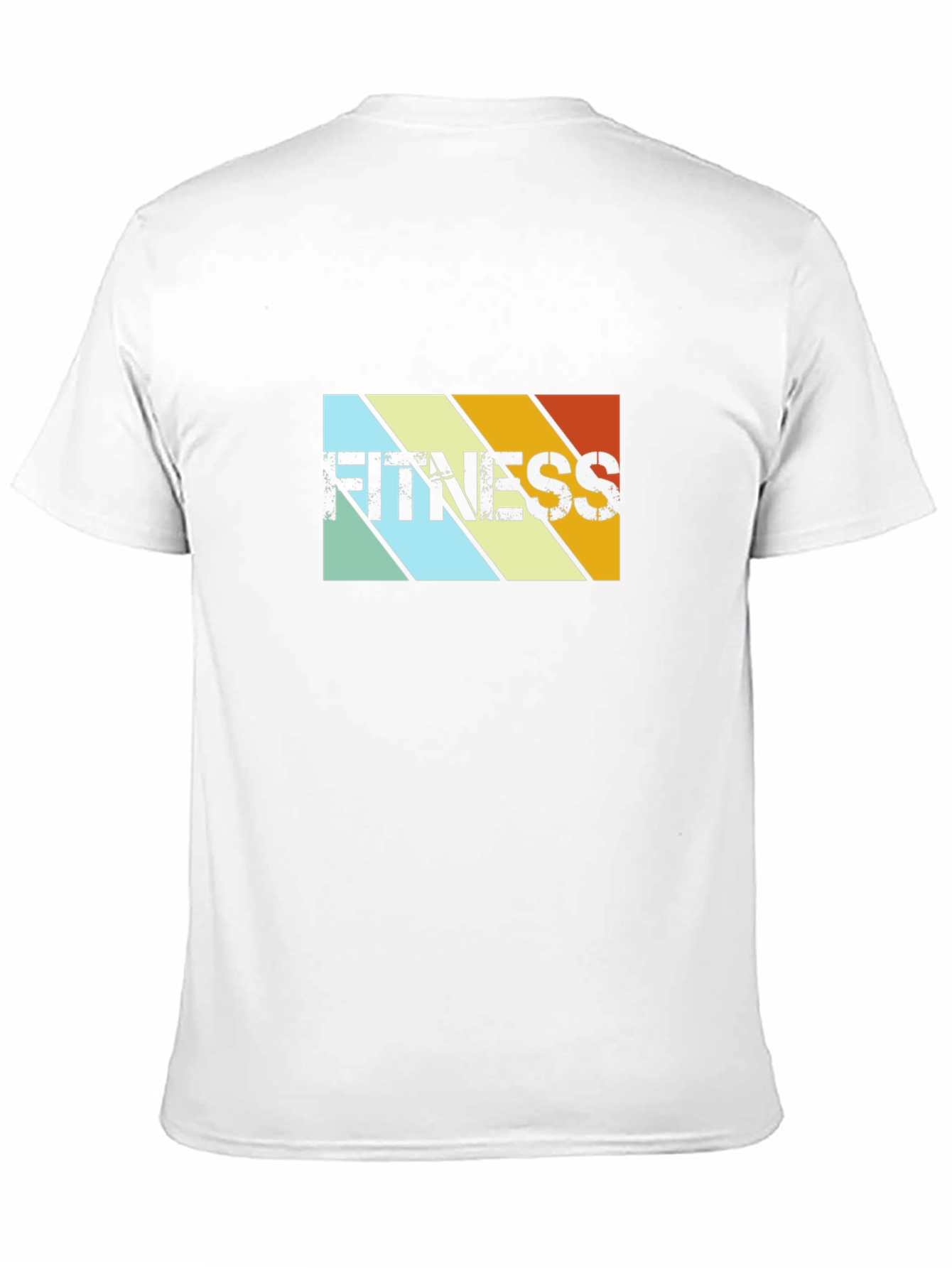 Retro Fitness Graphic T-Shirt - Black