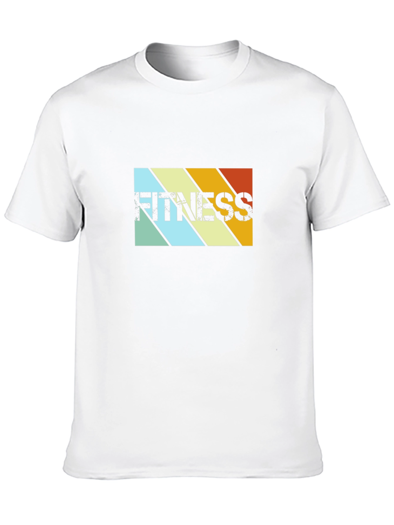 Retro Fitness Graphic T-Shirt - Black