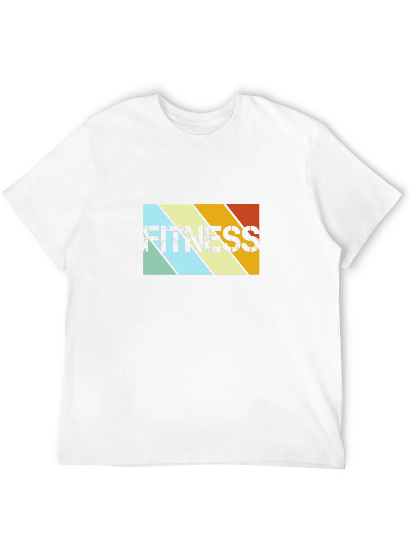 Retro Fitness Graphic T-Shirt - Black