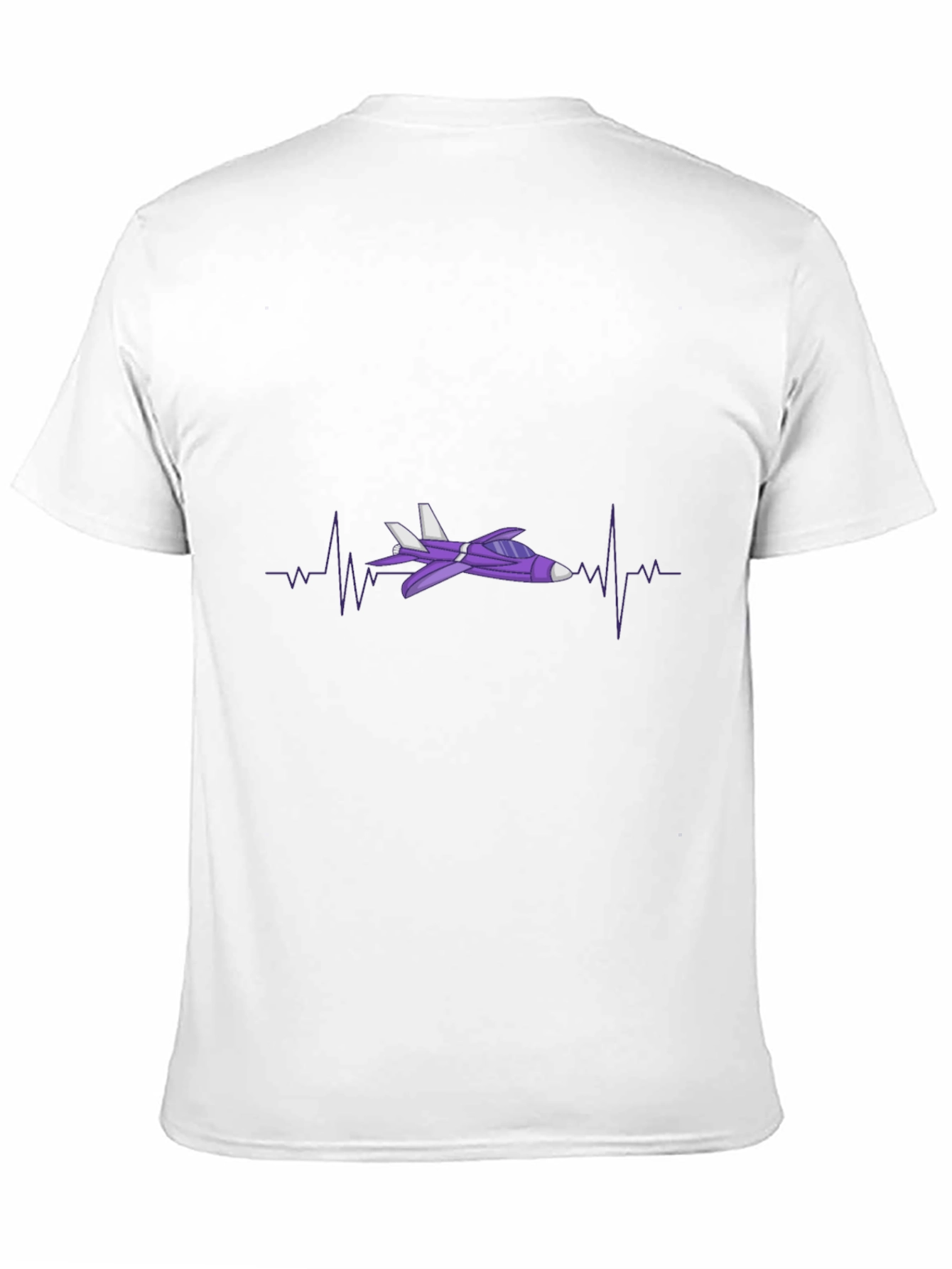 Jet Plane Heartbeat T-Shirt - Aviation Enthusiast Tee