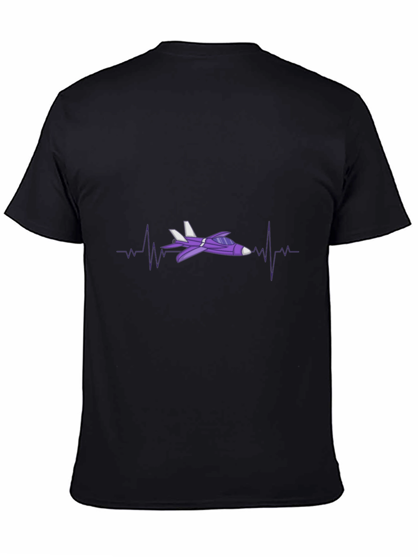 Jet Plane Heartbeat T-Shirt - Aviation Enthusiast Tee