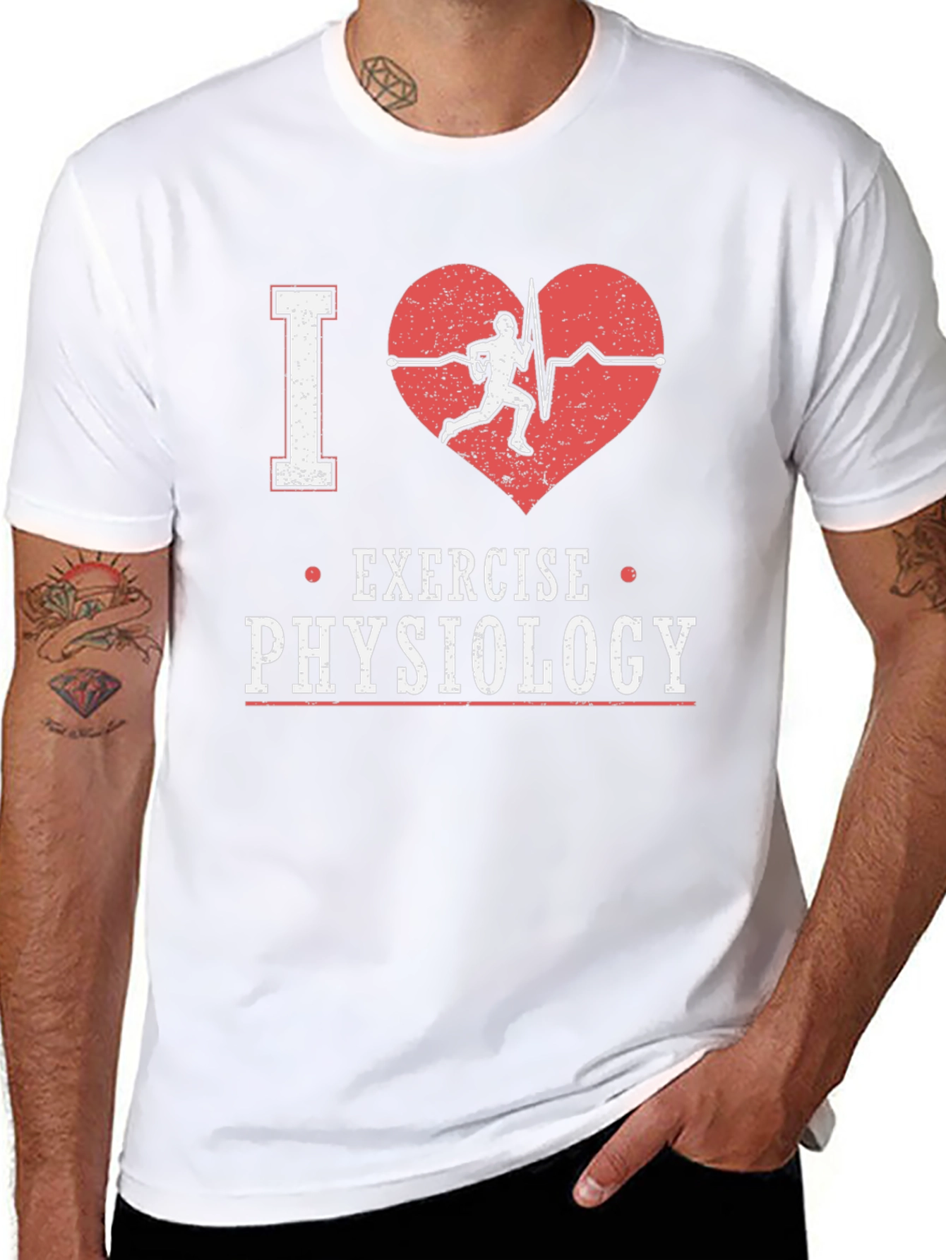 I Heart Exercise Physiology Graphic Tee