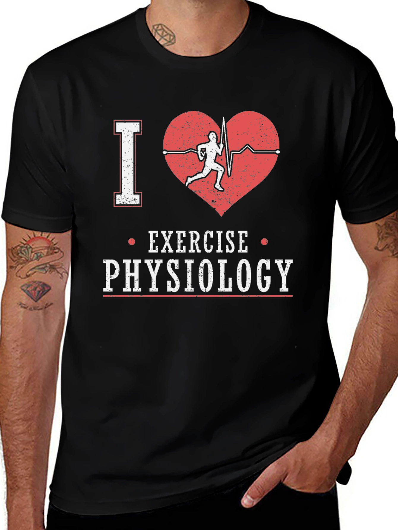 I Heart Exercise Physiology Graphic Tee