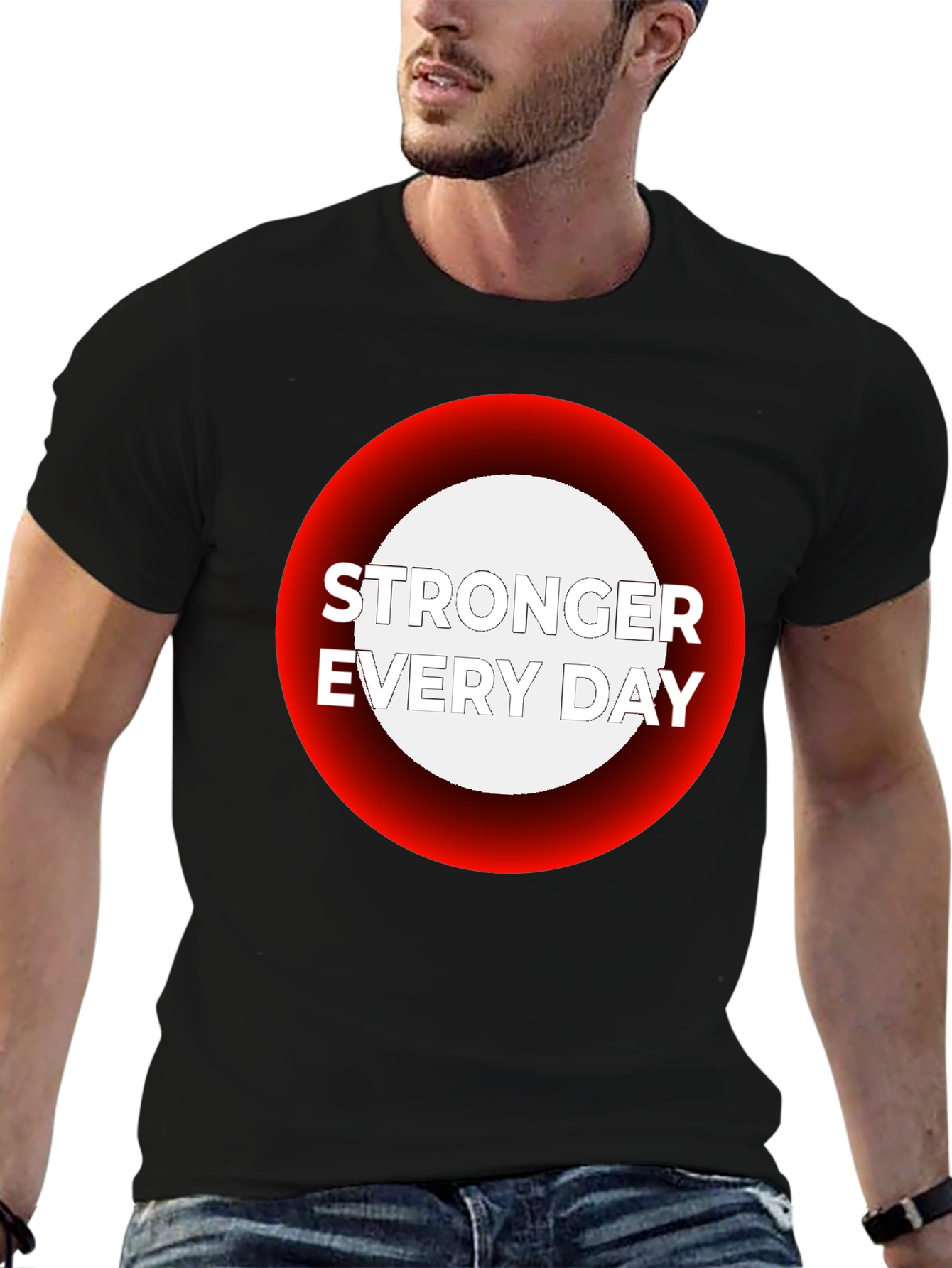 Stronger Everyday Graphic Tee - Black