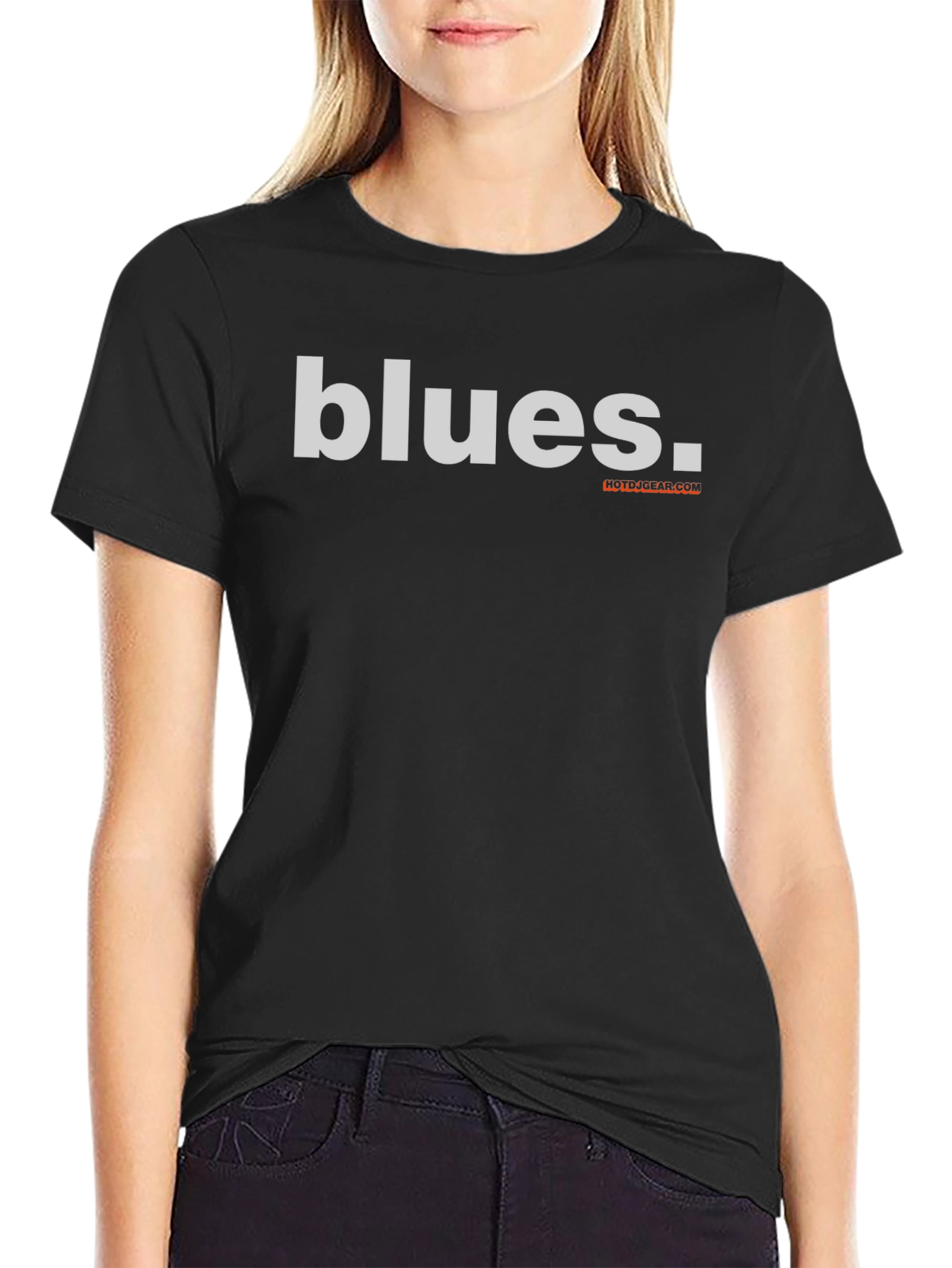 Blues Music Graphic T-Shirt - Black