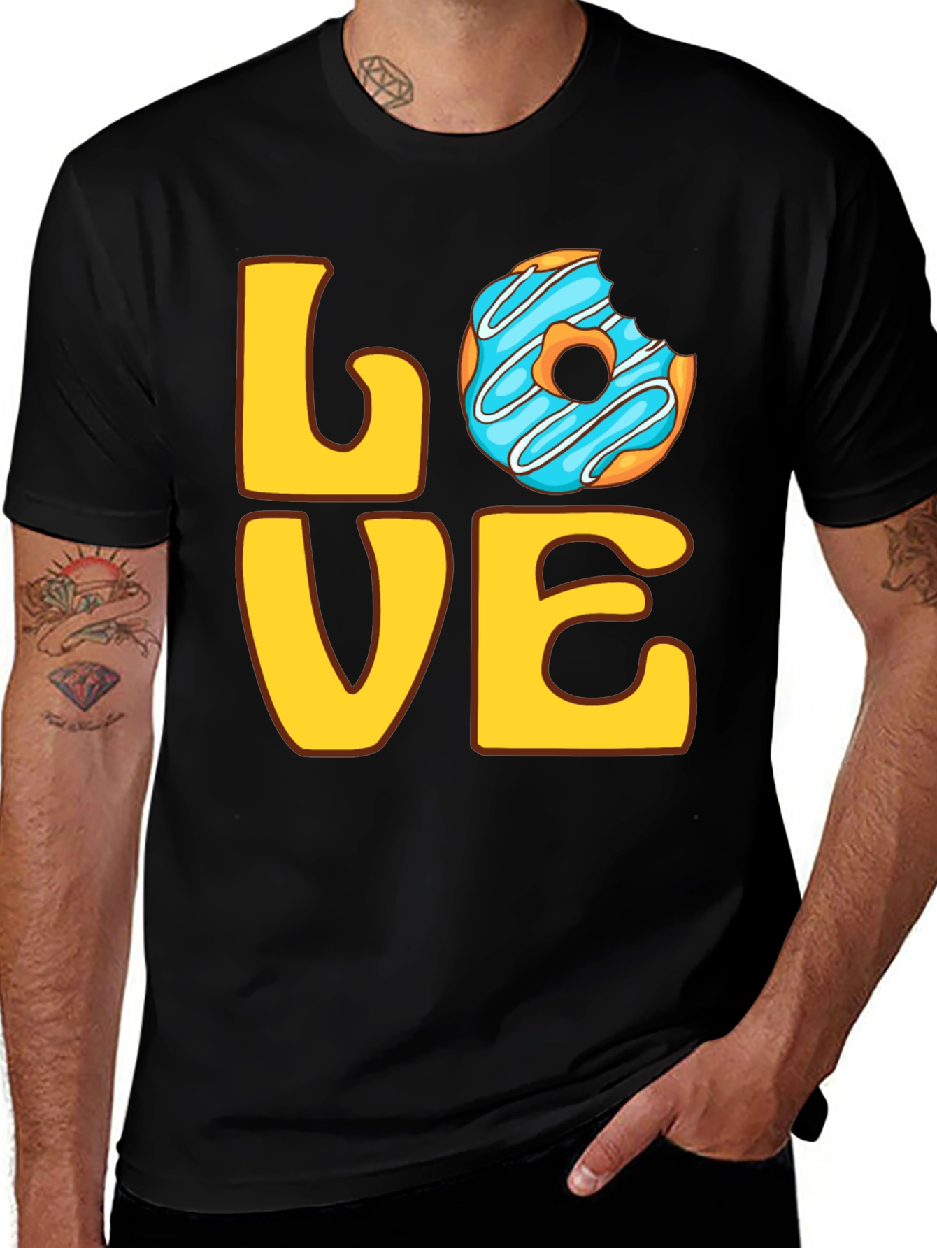 Love Donut Graphic Tee - Sweet Treat T-Shirt