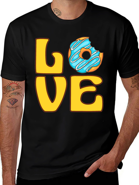 Love Donut Graphic Tee - Sweet Treat T-Shirt