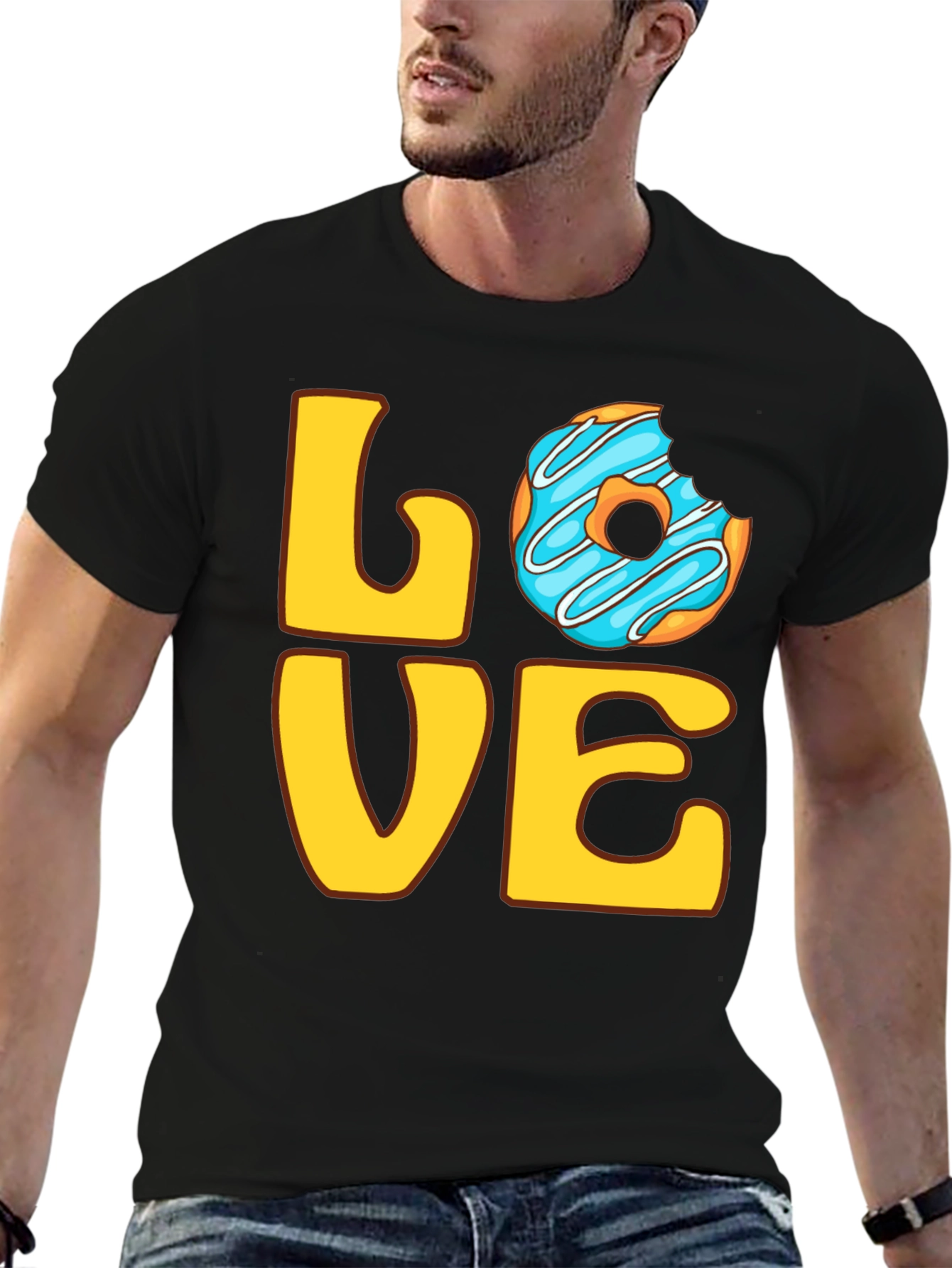 Love Donut Graphic Tee - Sweet Treat T-Shirt