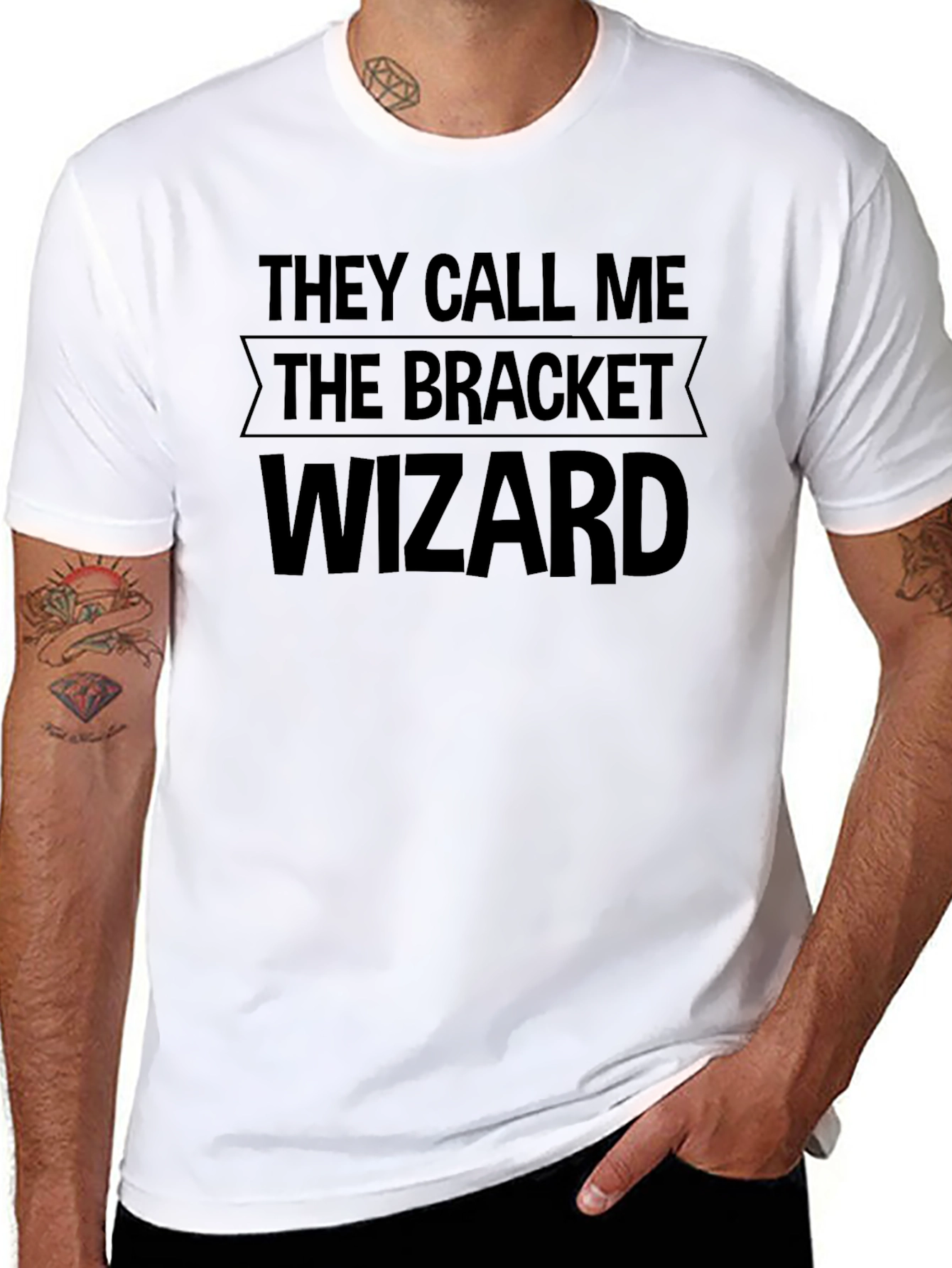 Bracket Wizard Graphic T-Shirt