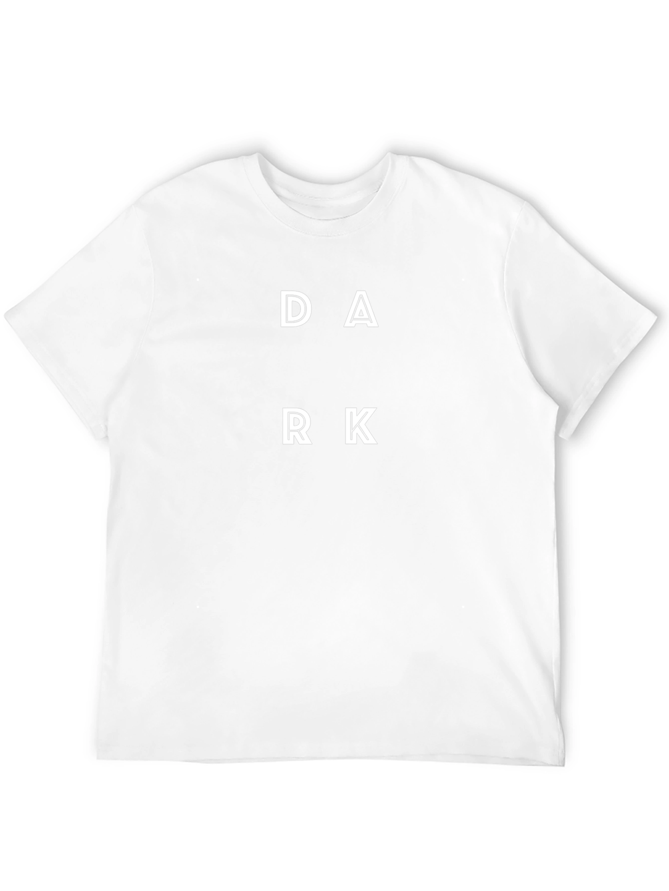 DARK Graphic Print Black T-Shirt