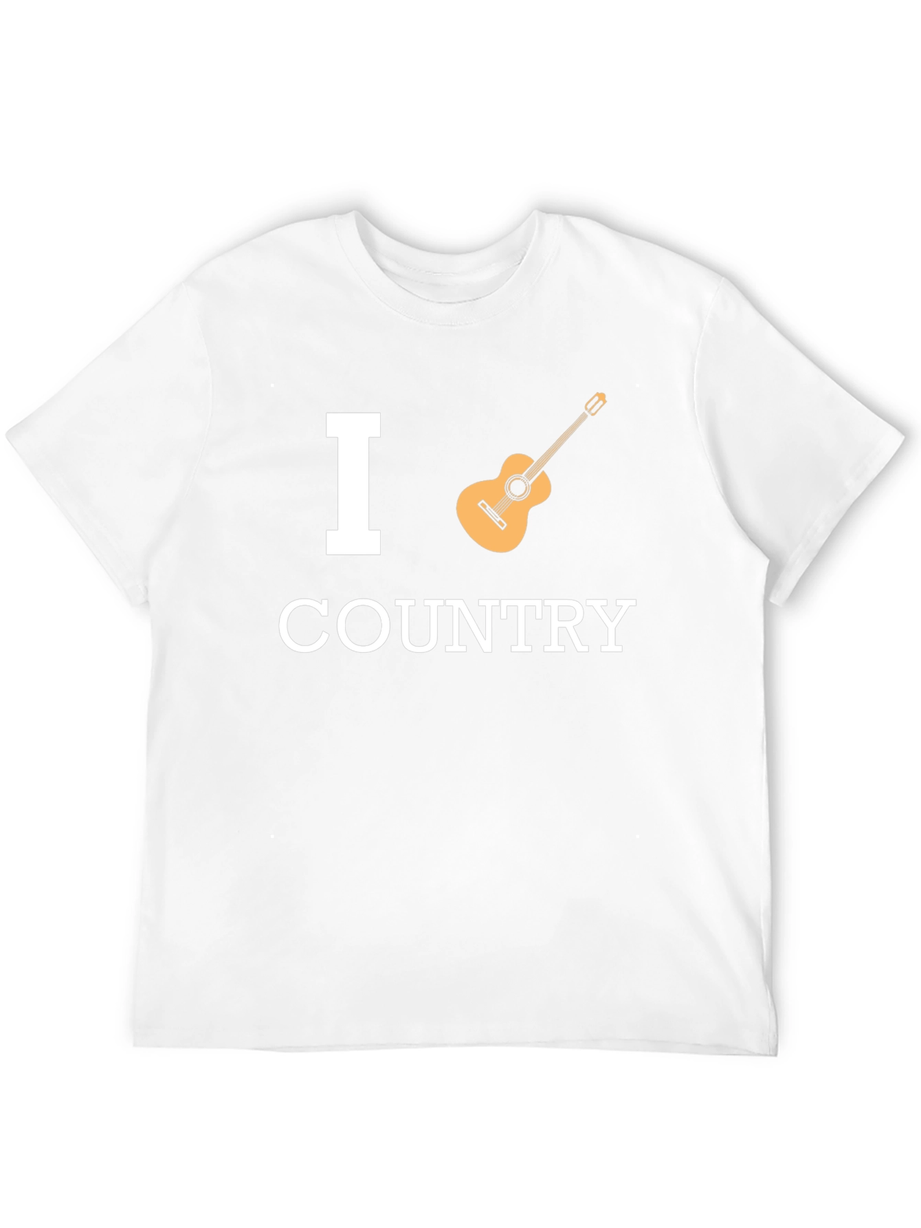 I Heart Country Music Black T-Shirt