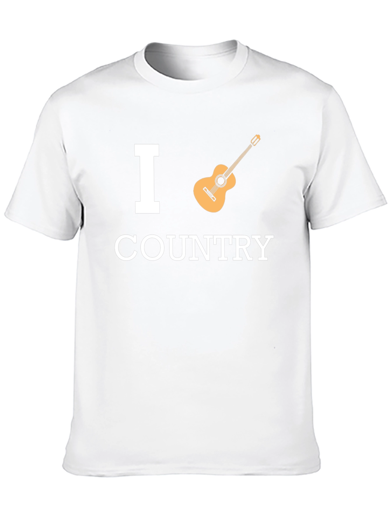 I Heart Country Music Black T-Shirt