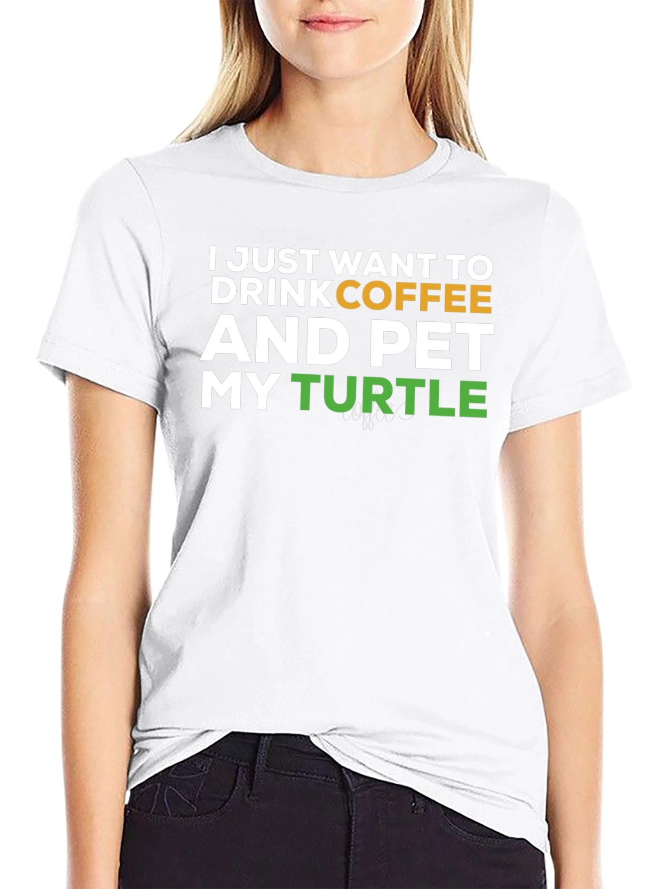 Coffee and Turtles Graphic T-Shirt