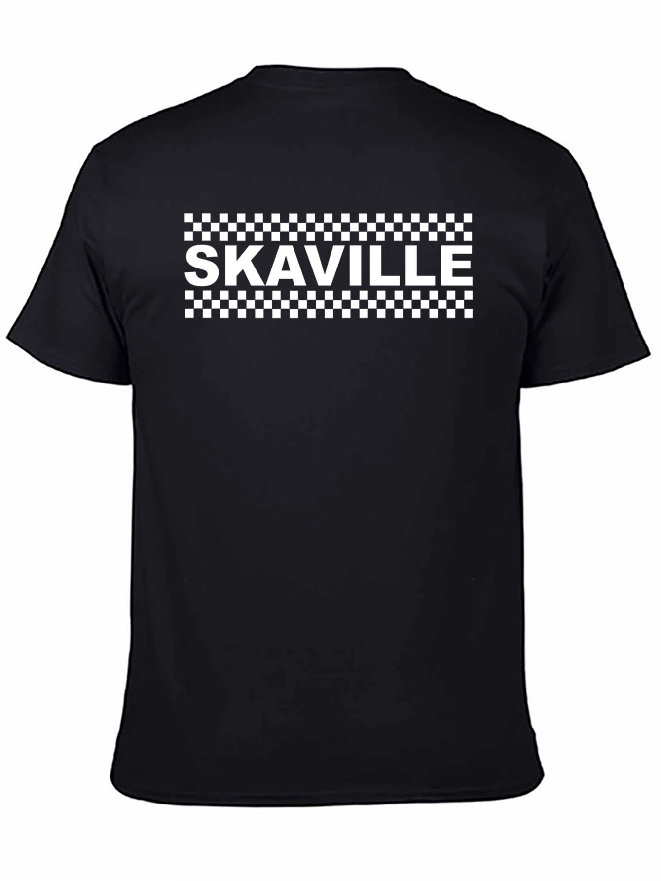 SkaVille Black & White Checkered T-Shirt