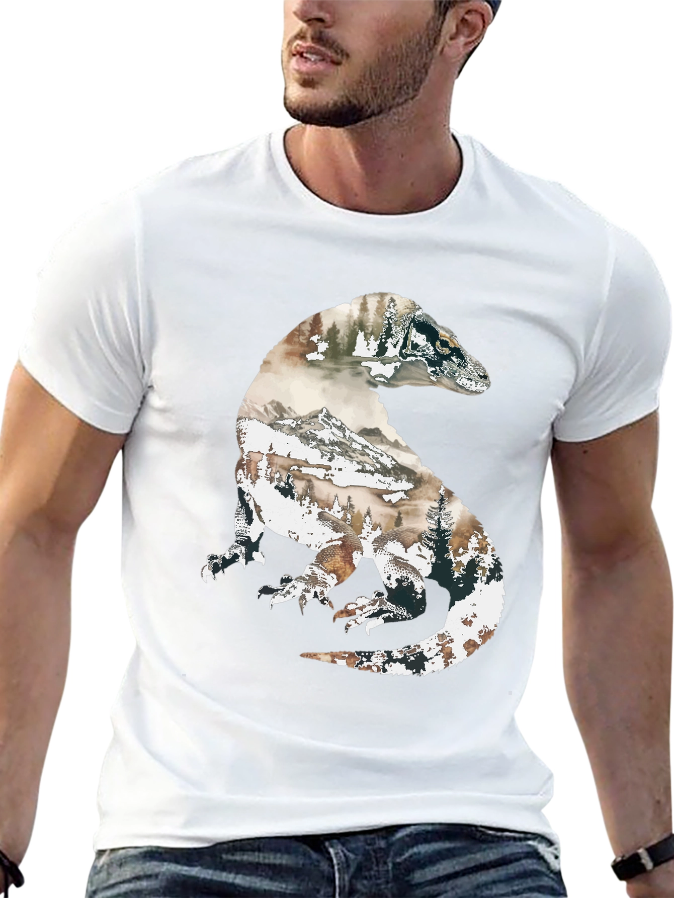 Komodo Dragon Nature Graphic T-Shirt