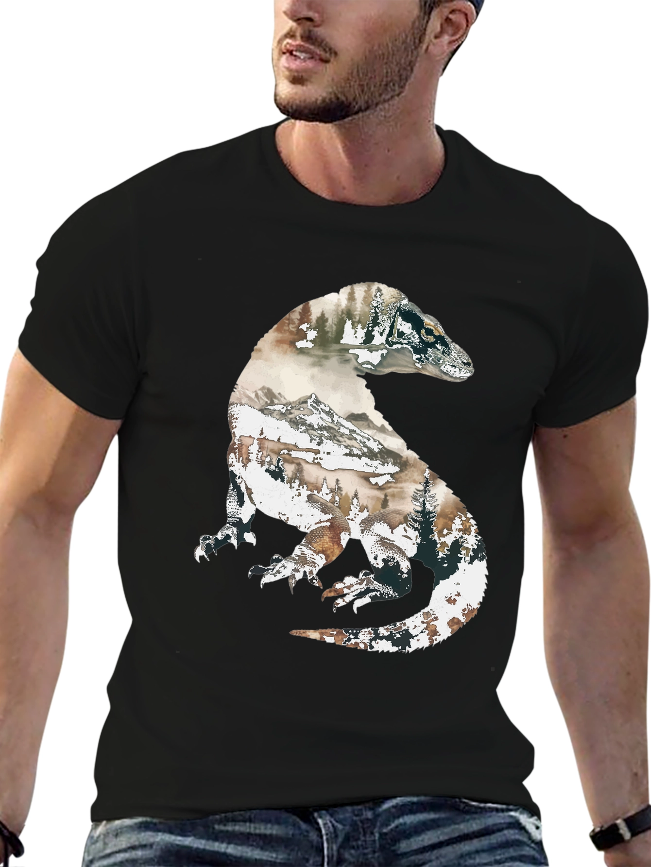 Komodo Dragon Nature Graphic T-Shirt