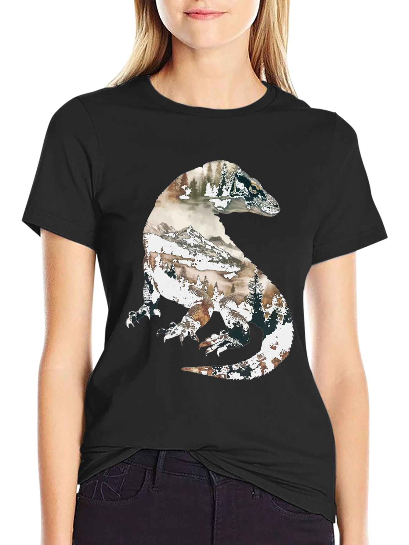 Komodo Dragon Nature Graphic T-Shirt