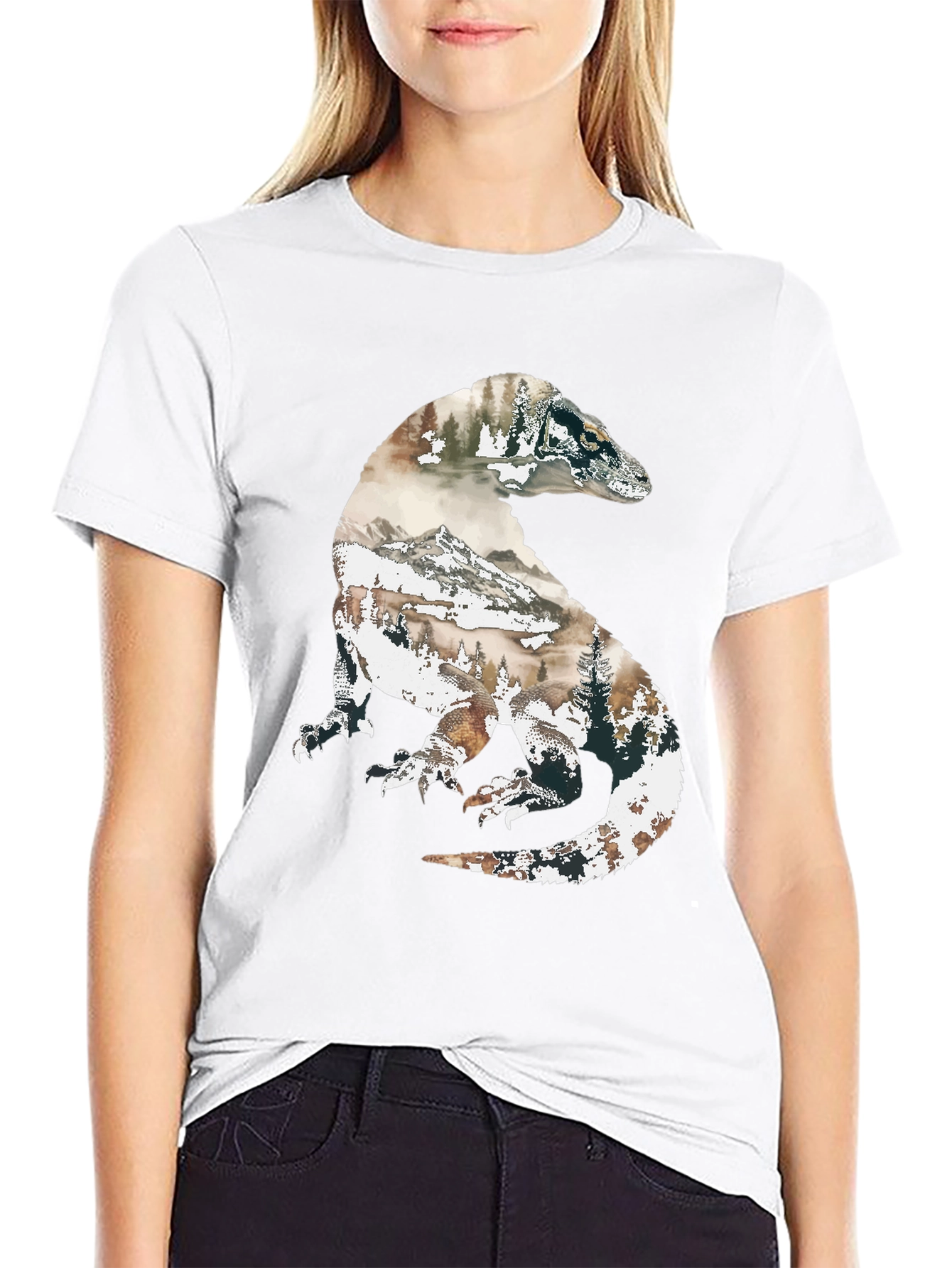 Komodo Dragon Nature Graphic T-Shirt