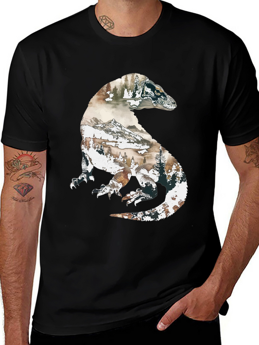 Komodo Dragon Nature Graphic T-Shirt