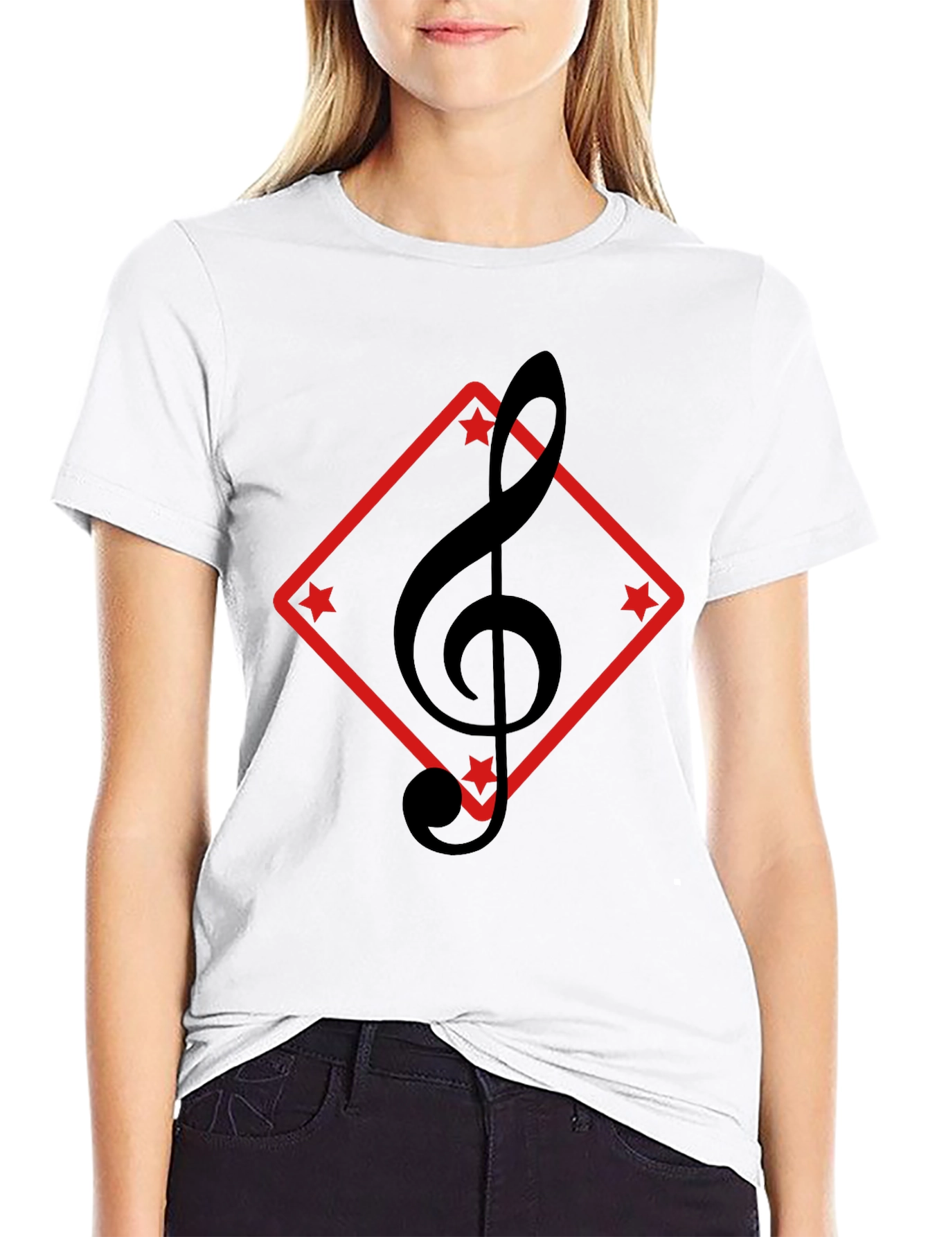 Musical Treble Clef Graphic Tee